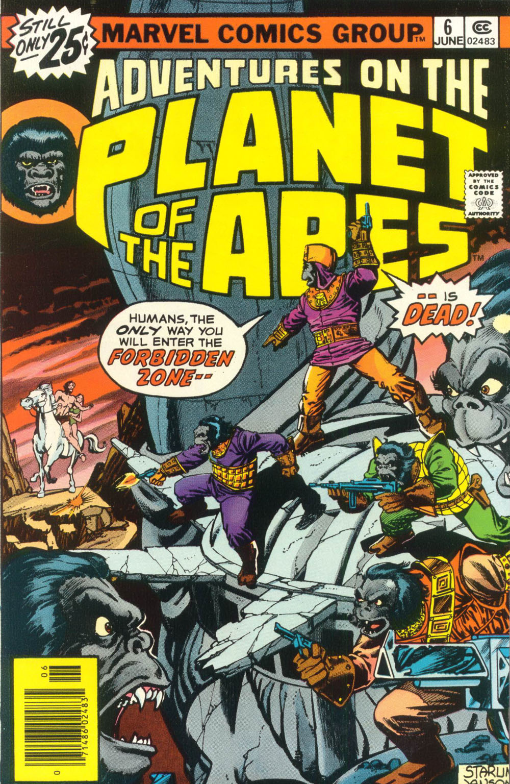 Read online Adventures on the Planet of the Apes comic -  Issue #6 - 1