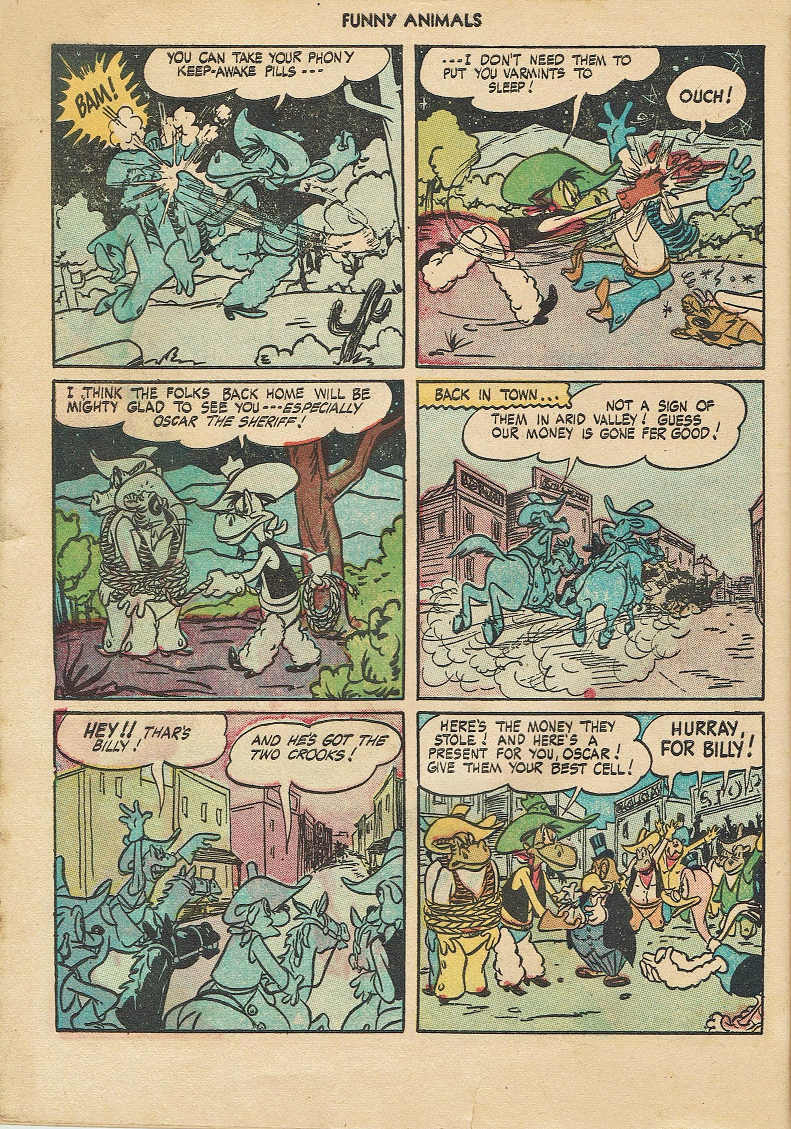 Read online Fawcett's Funny Animals comic -  Issue #46 - 48