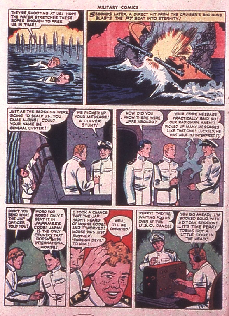Read online Military Comics comic -  Issue #39 - 58