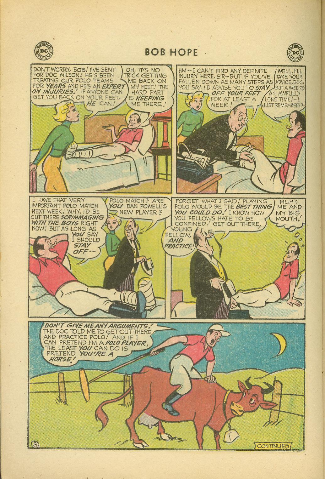 Read online The Adventures of Bob Hope comic -  Issue #39 - 22