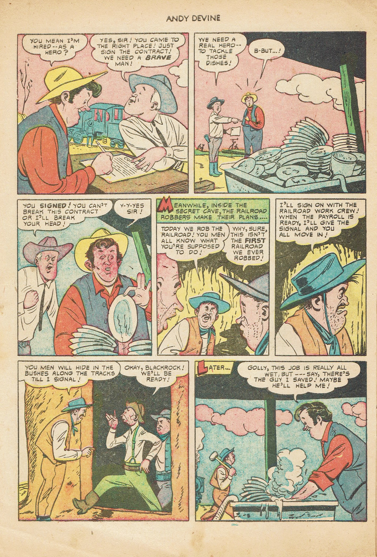 Read online Andy Devine Western comic -  Issue #2 - 10