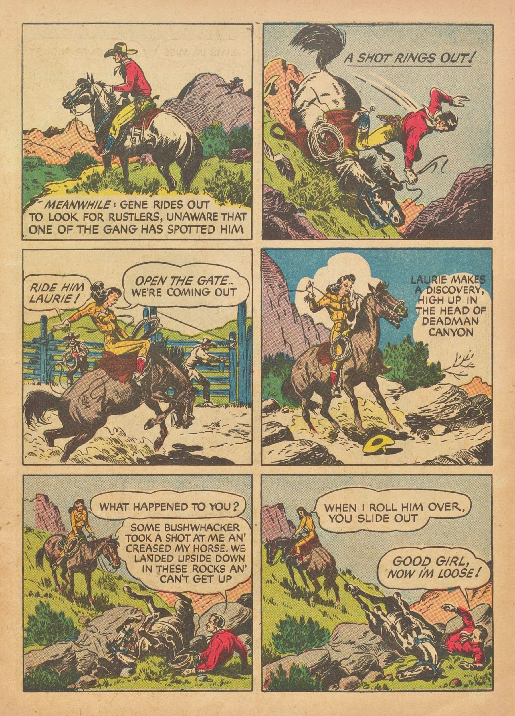 Read online Gene Autry Comics comic -  Issue #2 - 13