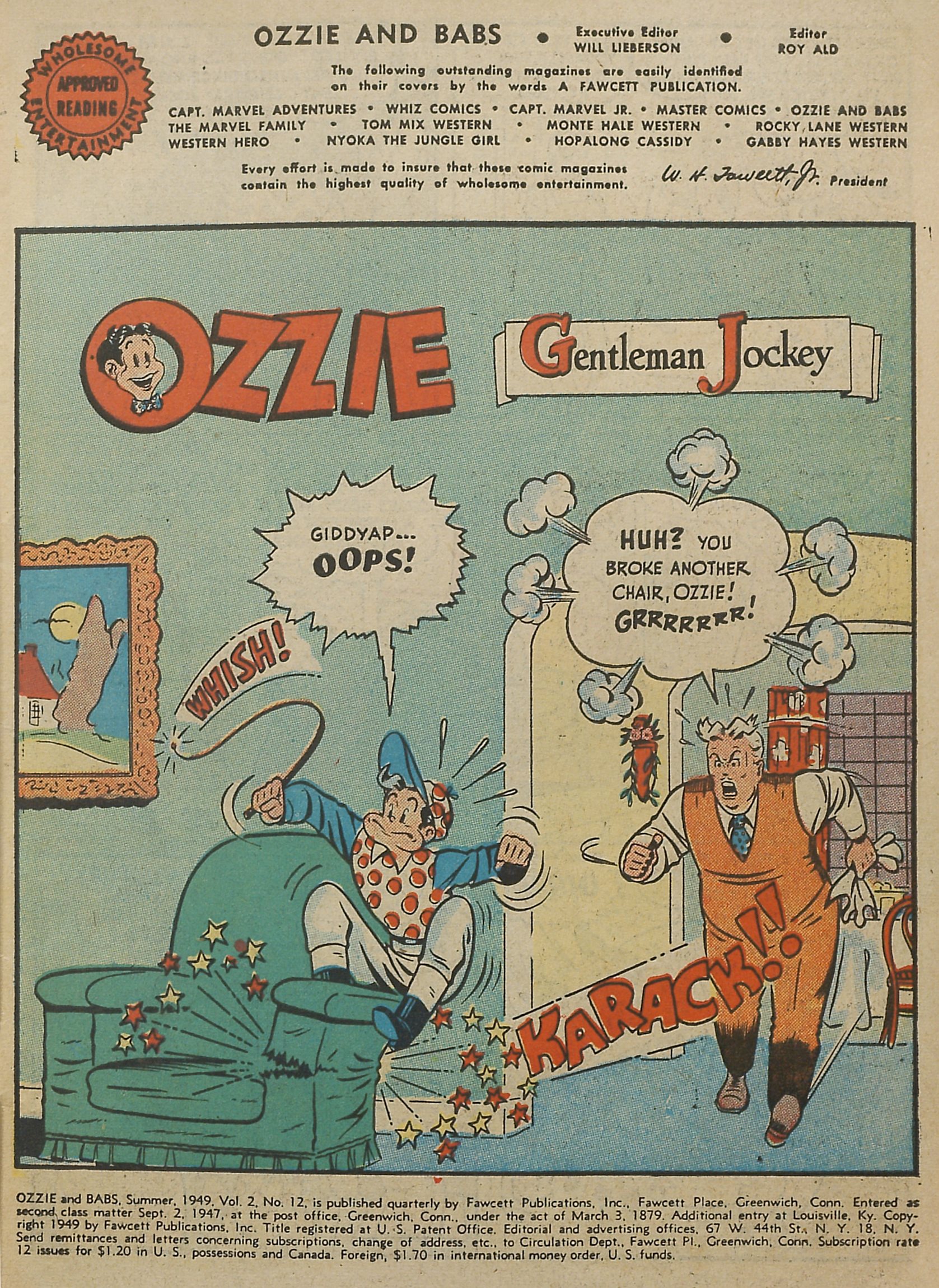 Read online Ozzie And Babs comic -  Issue #12 - 3
