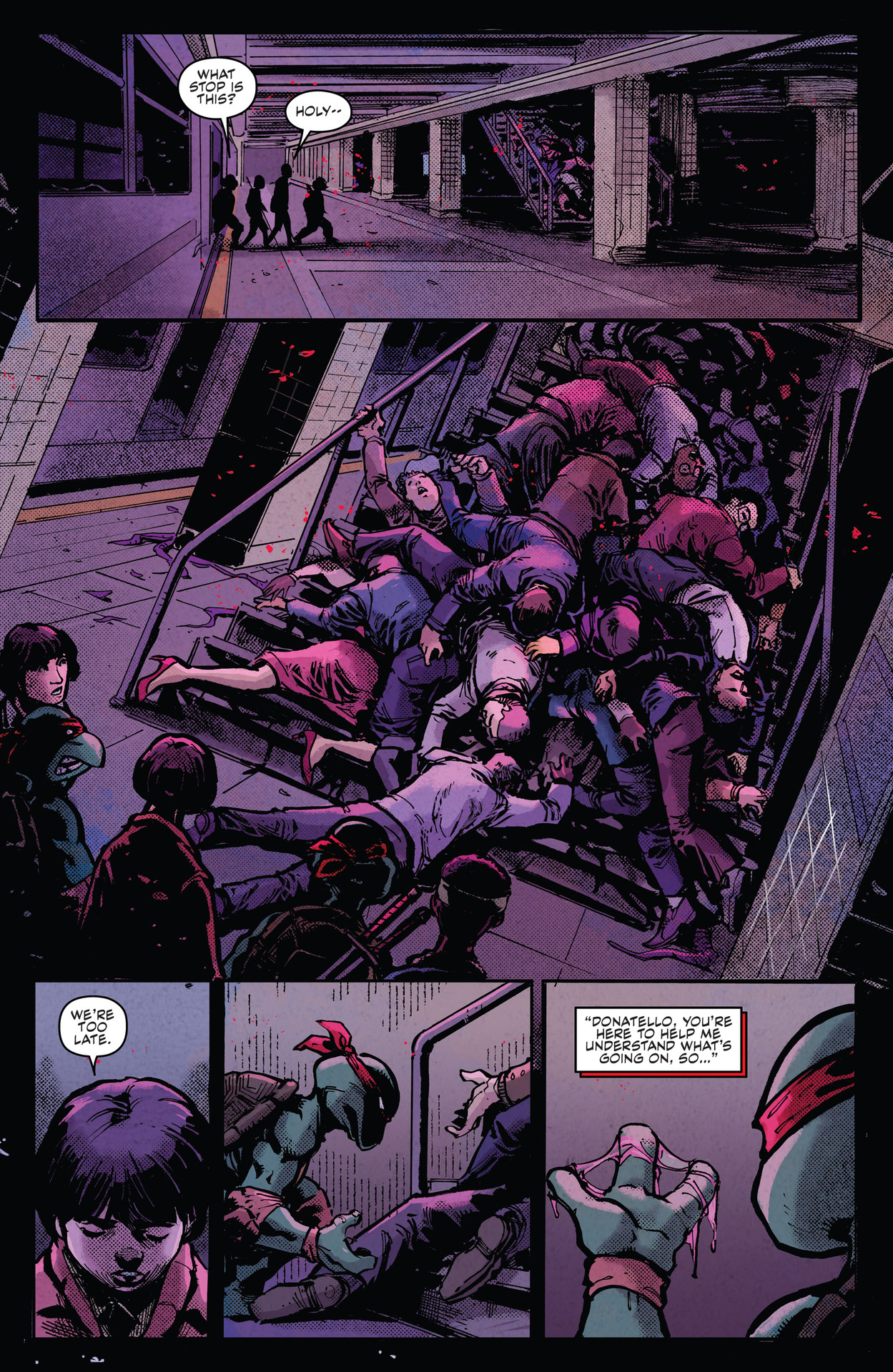 Read online Teenage Mutant Ninja Turtles x Stranger Things comic -  Issue #3 - 16