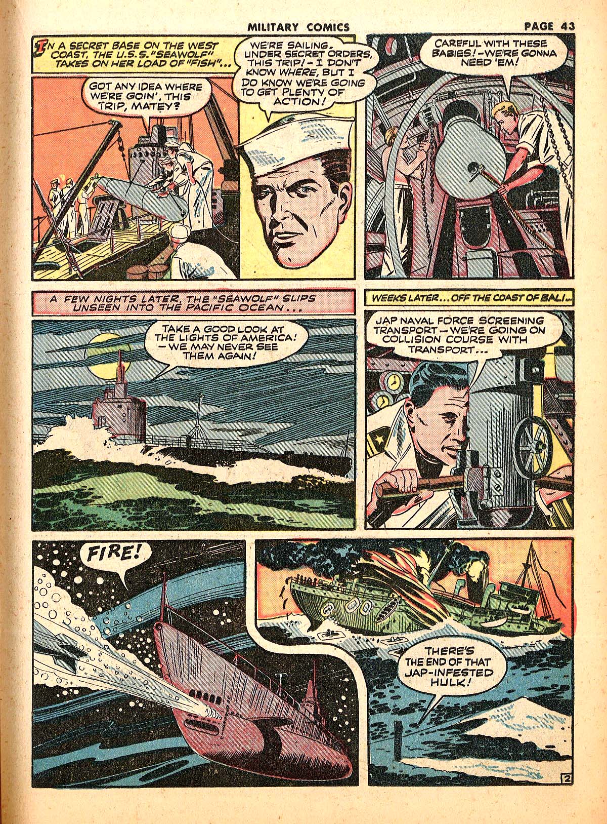 Read online Military Comics comic -  Issue #18 - 45