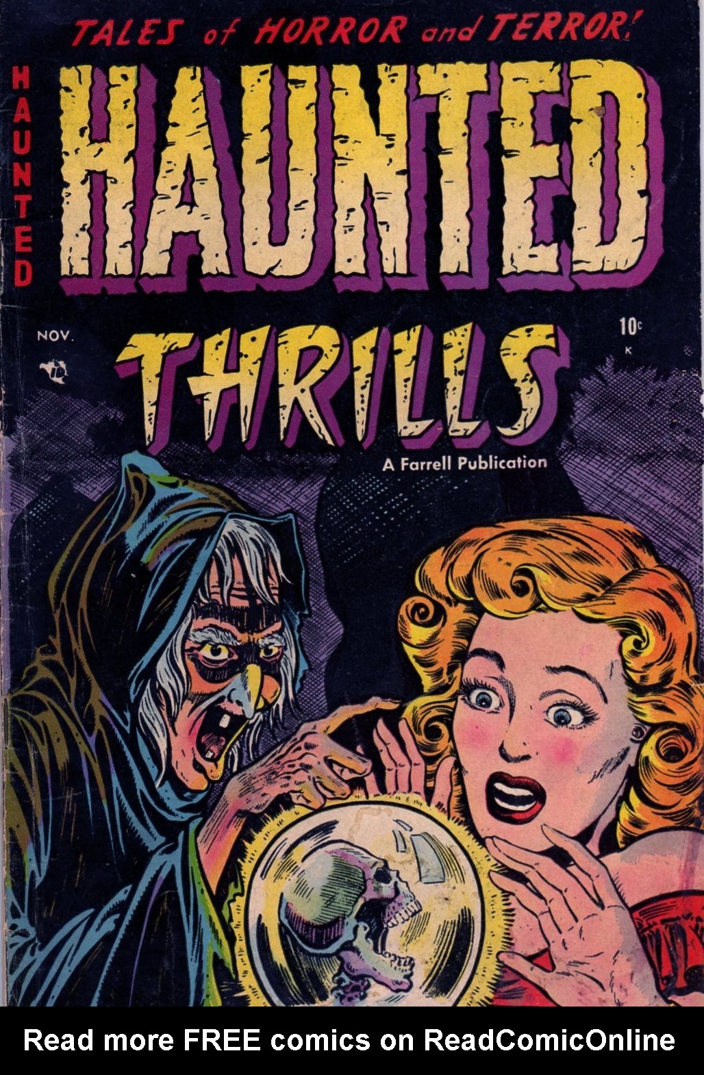 Read online Haunted Thrills comic -  Issue #12 - 1