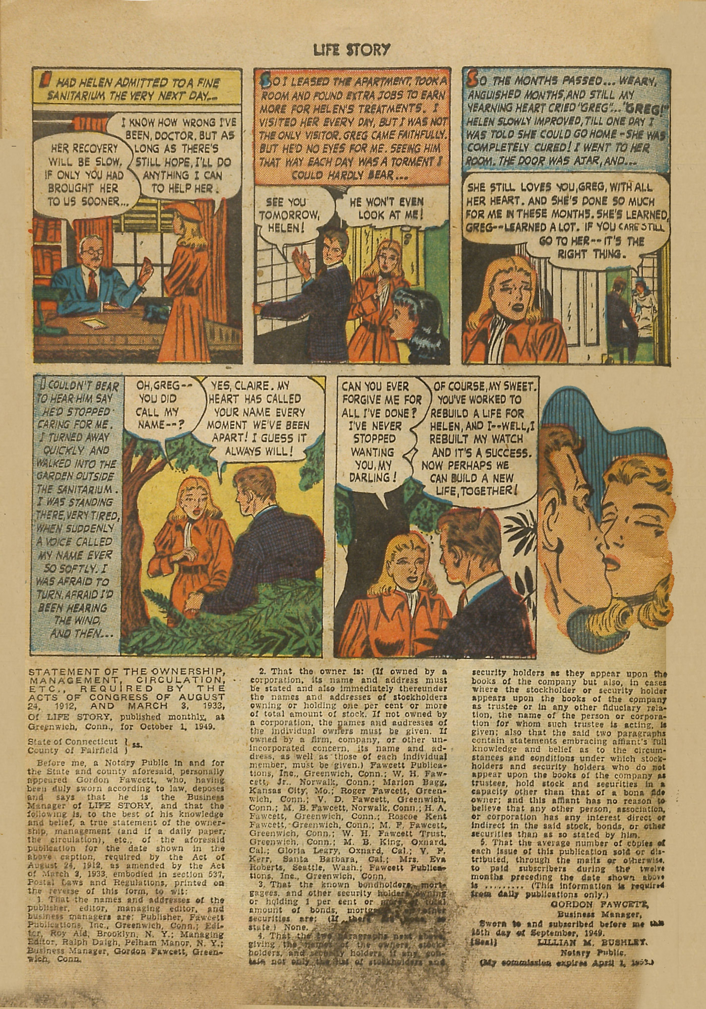 Read online Life Story comic -  Issue #10 - 16