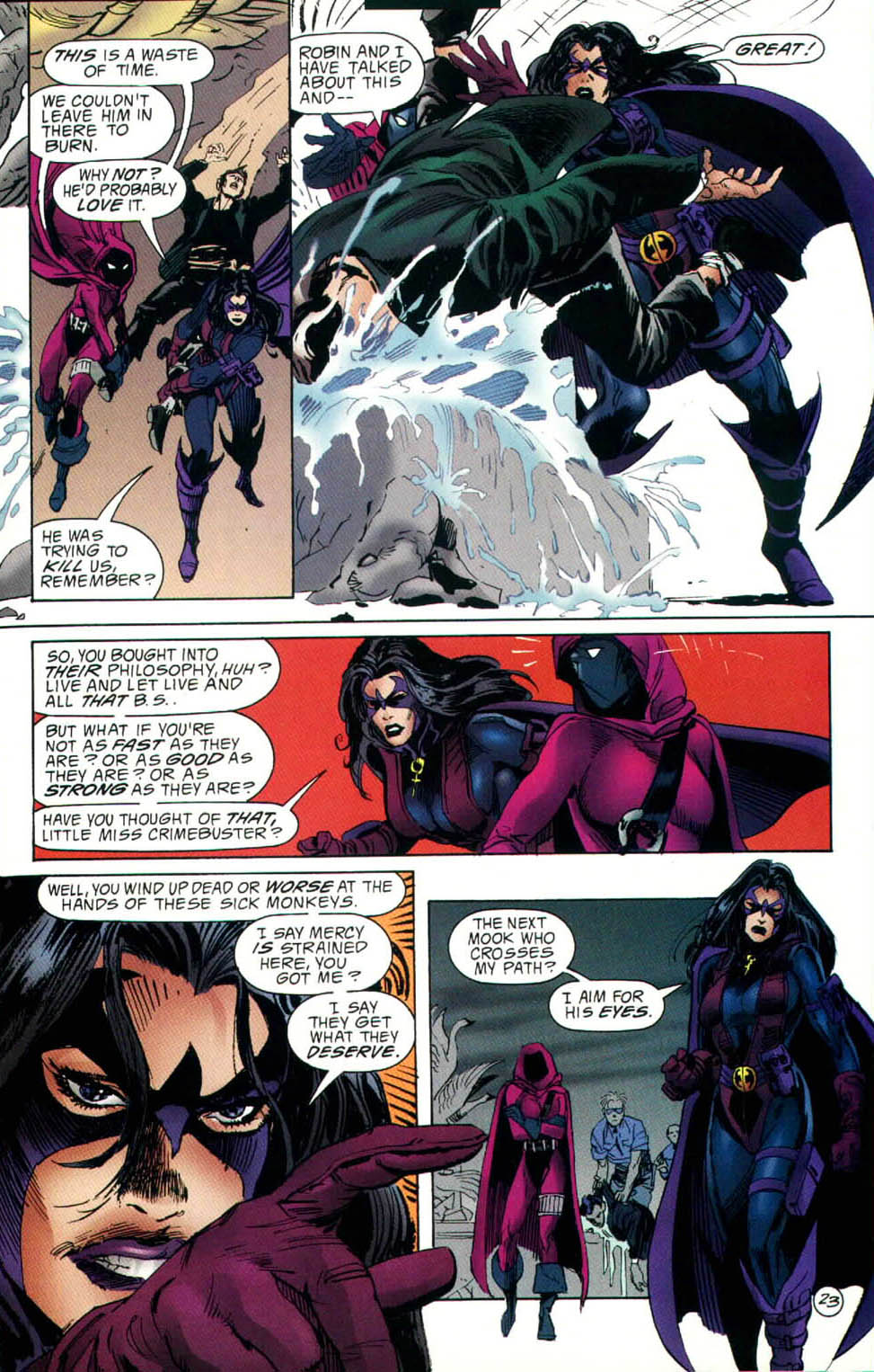 Read online Batman: Spoiler/Huntress: Blunt Trauma comic -  Issue # Full - 24