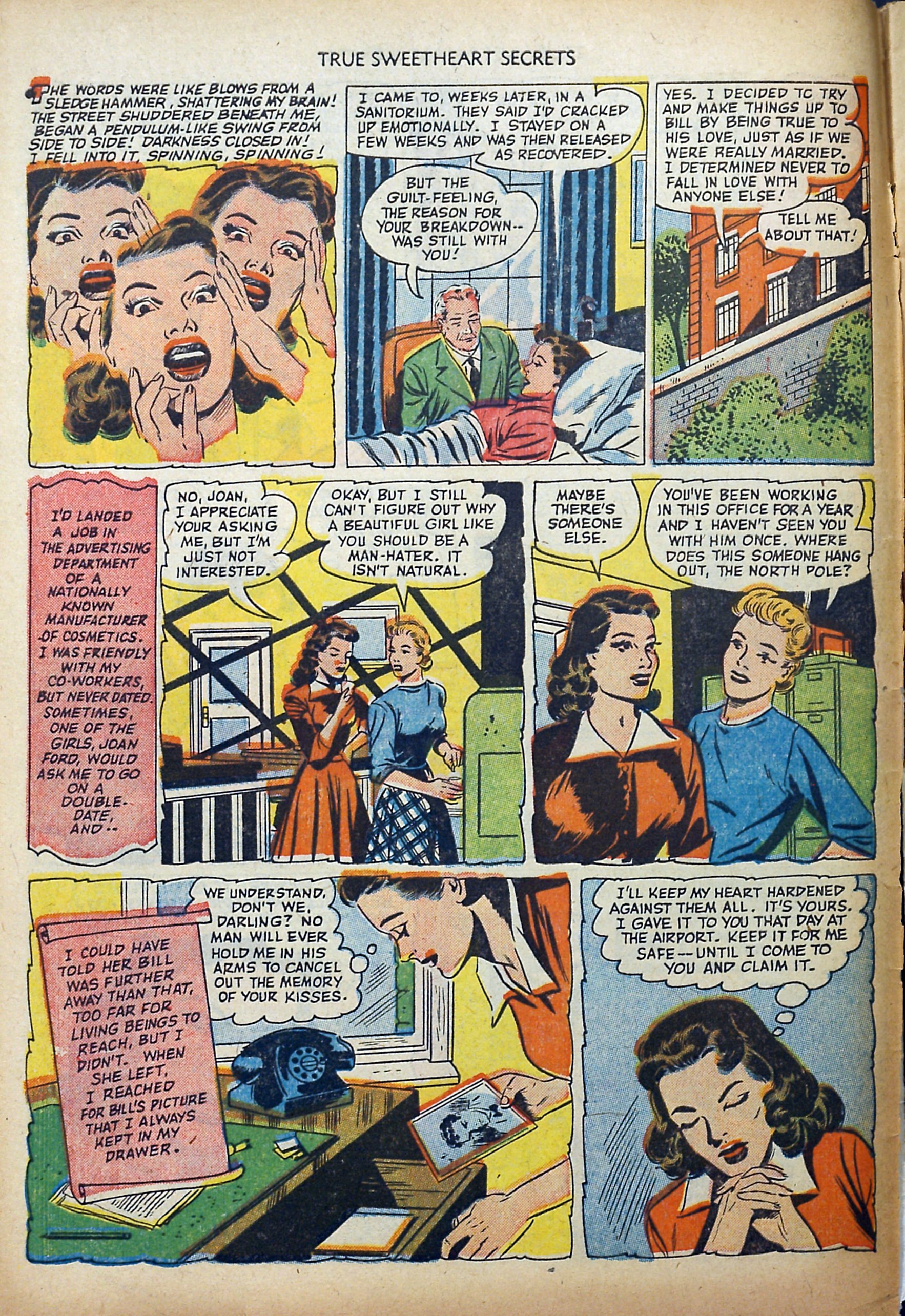 Read online True Sweetheart Secrets comic -  Issue #7 - 6