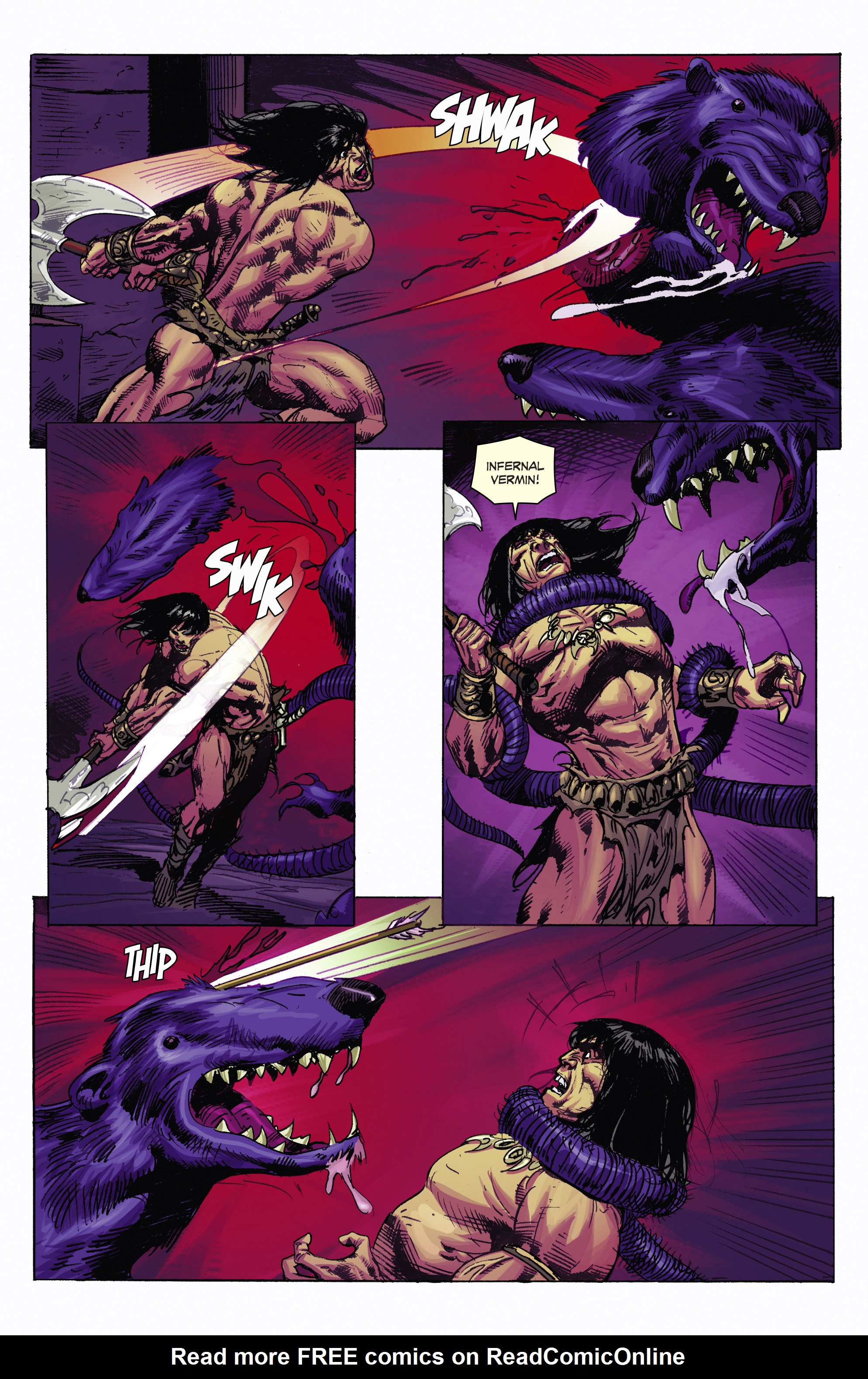 Read online Red Sonja/Conan comic -  Issue #3 - 10