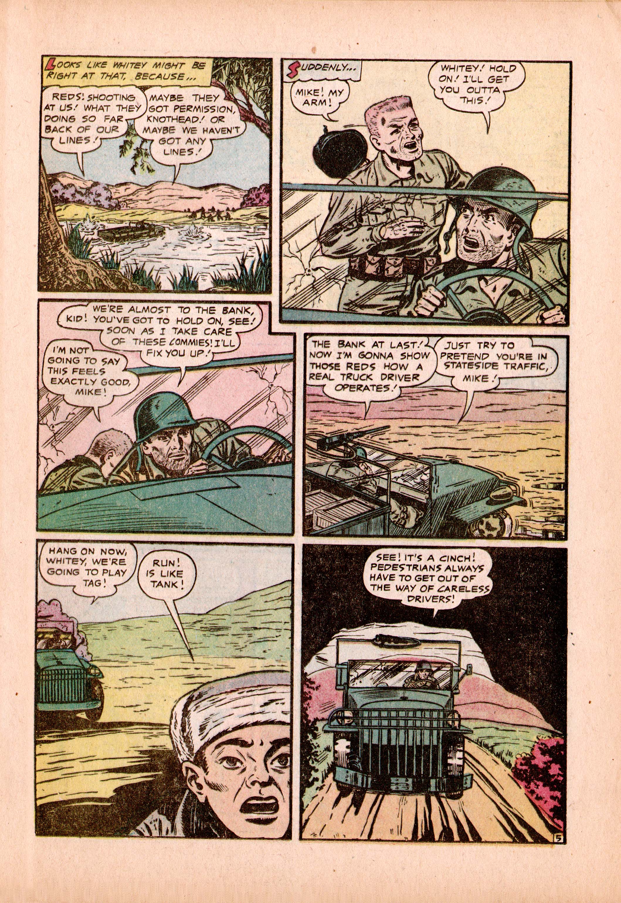 Read online Men in Action (1957) comic -  Issue #5 - 25