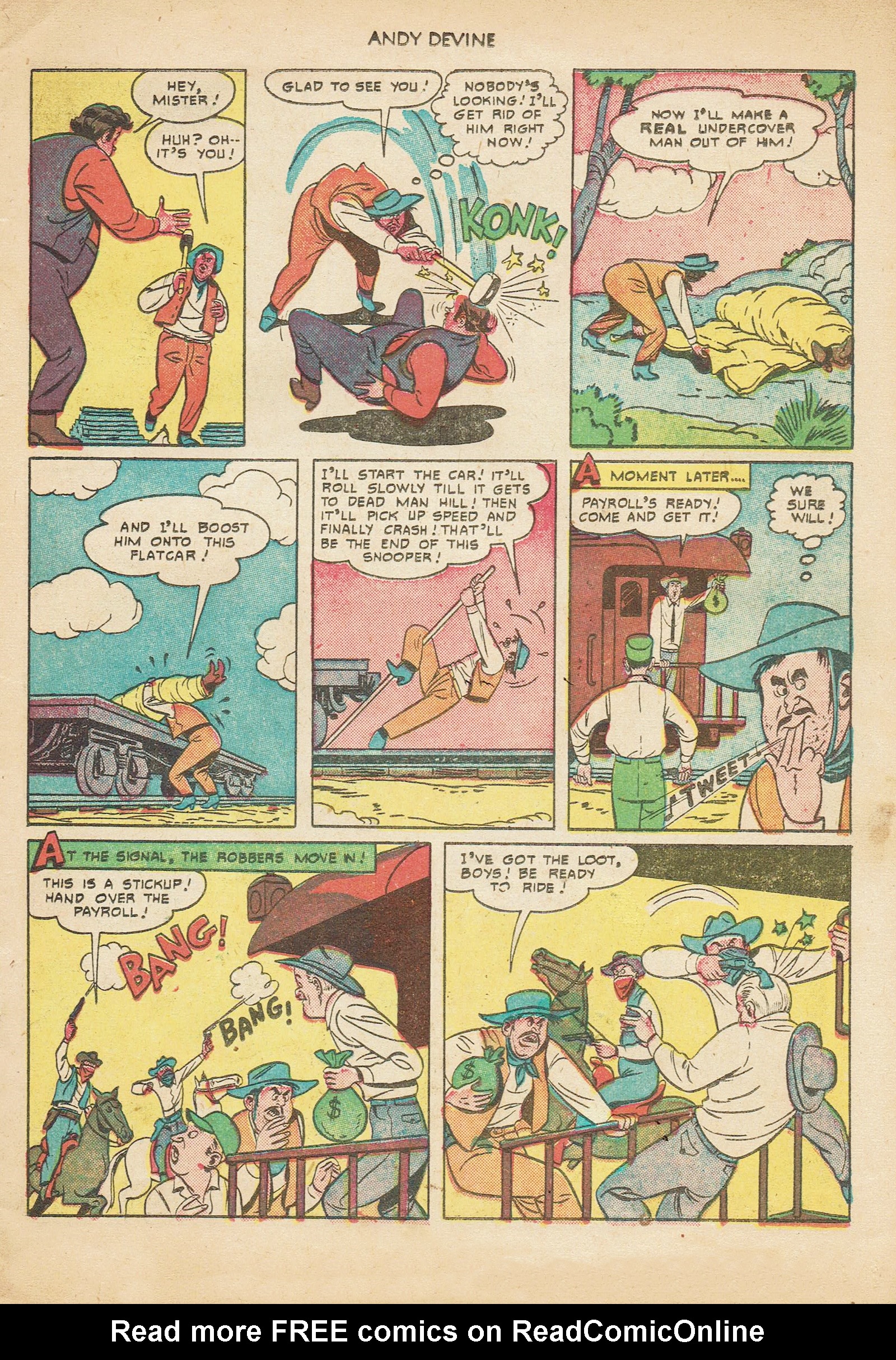 Read online Andy Devine Western comic -  Issue #2 - 11