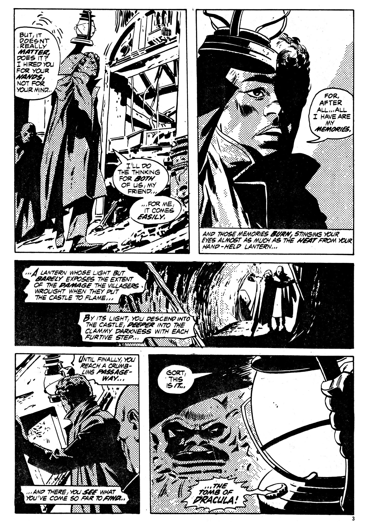 Read online Dracula Lives (1974) comic -  Issue #3 - 3