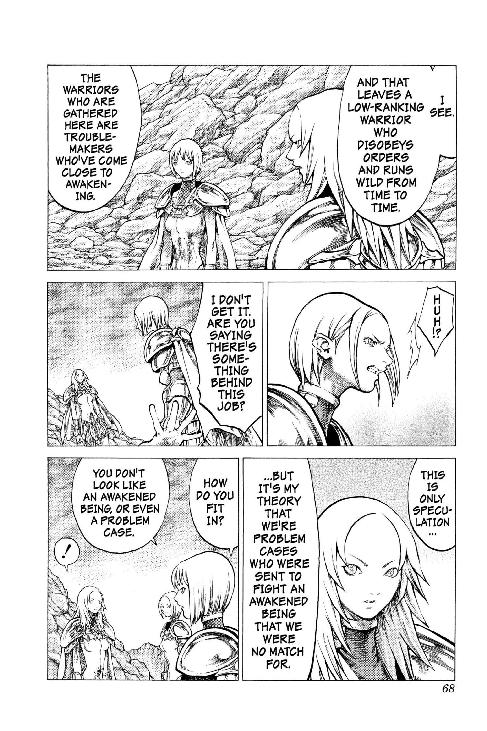 Read online Claymore comic -  Issue #6 - 64