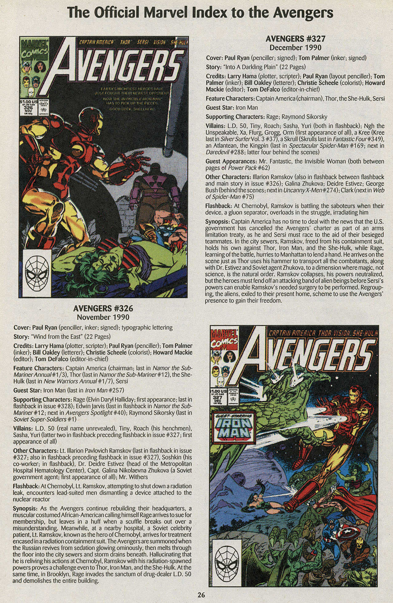 Read online The Official Marvel Index to the Avengers comic -  Issue #6 - 28