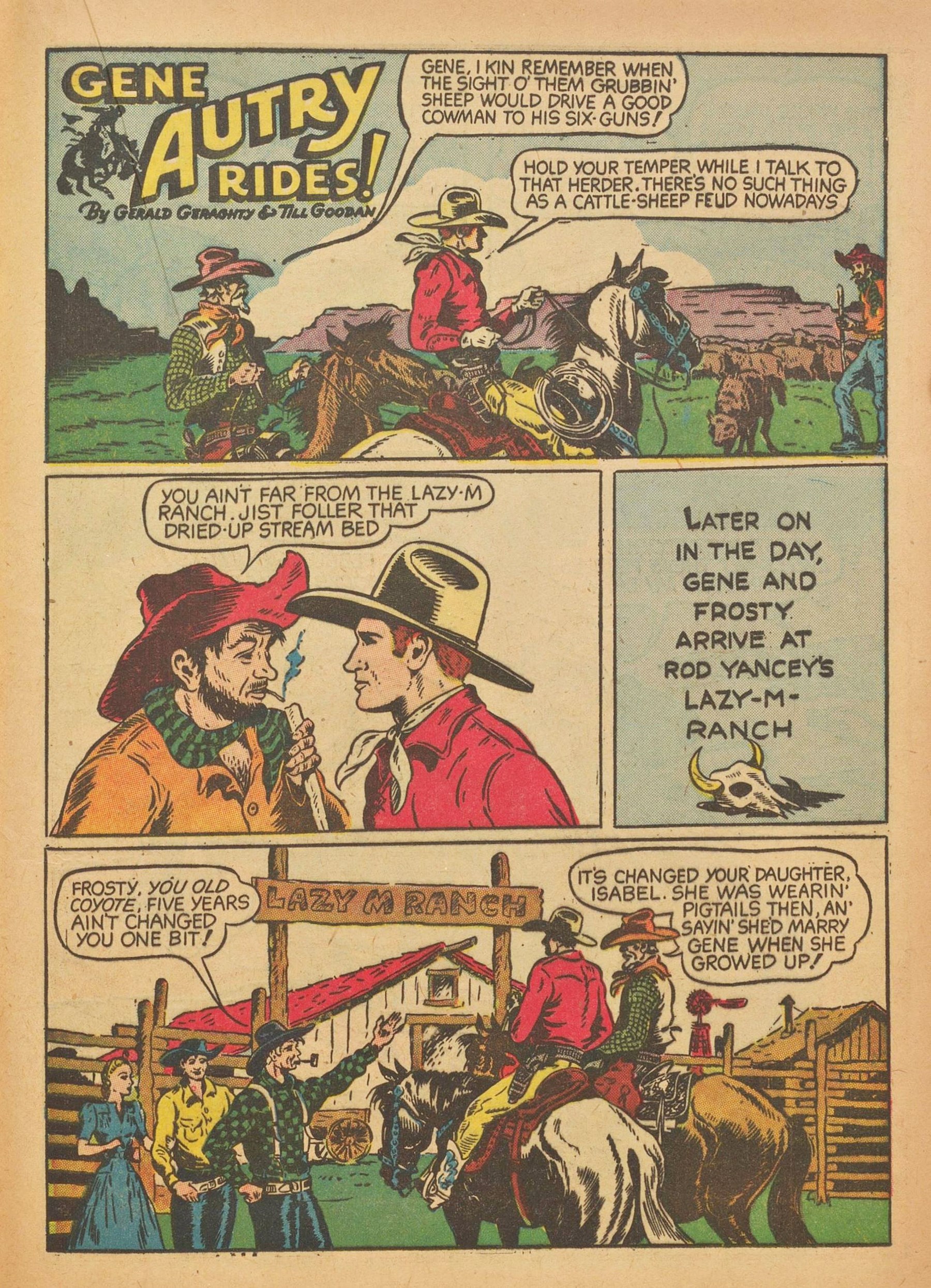 Read online Gene Autry Comics comic -  Issue #2 - 41