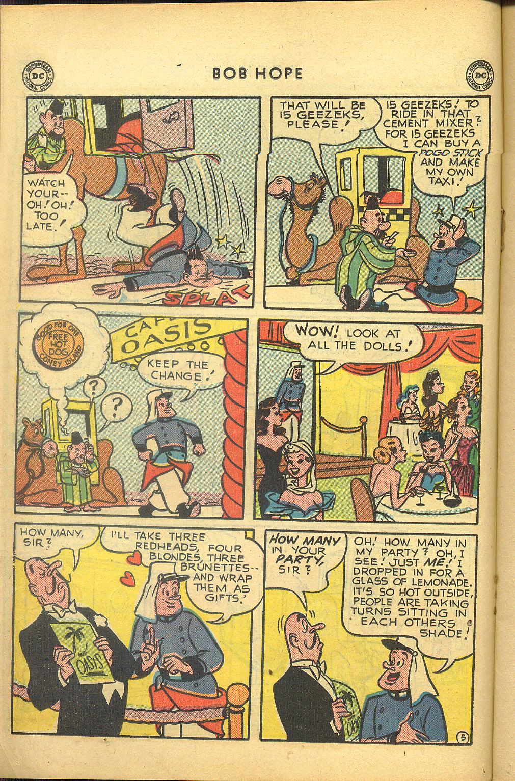 Read online The Adventures of Bob Hope comic -  Issue #10 - 18