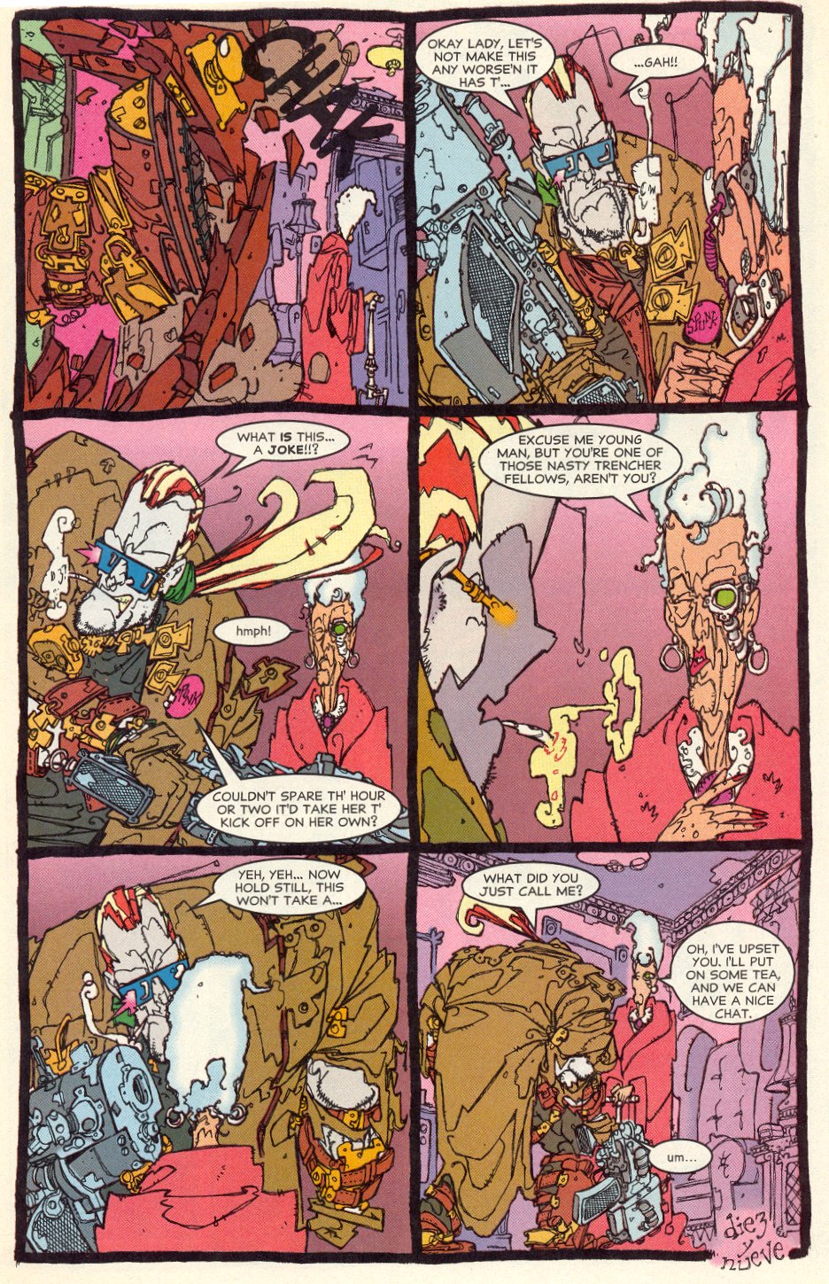 Read online Trencher comic -  Issue #1 - 21