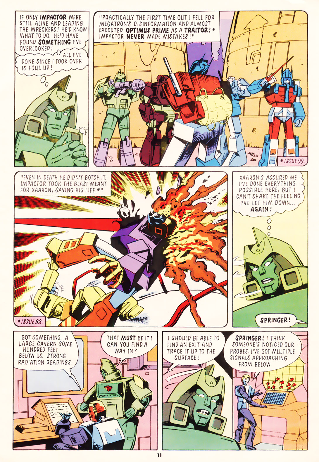 Read online The Transformers (UK) comic -  Issue #166 - 10