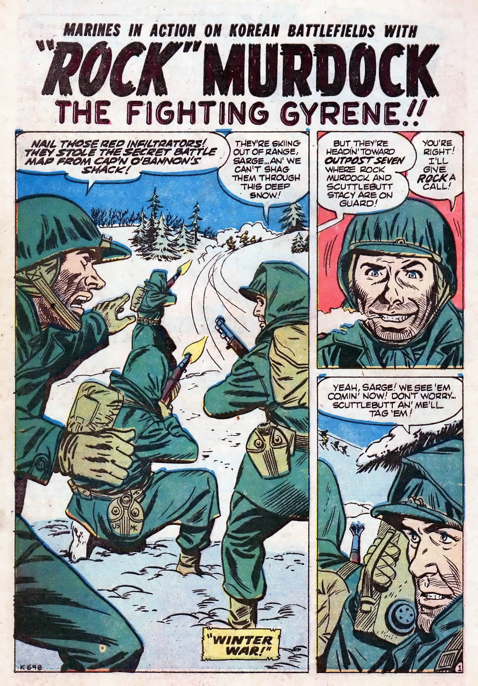 Read online Marines in Action comic -  Issue #10 - 28