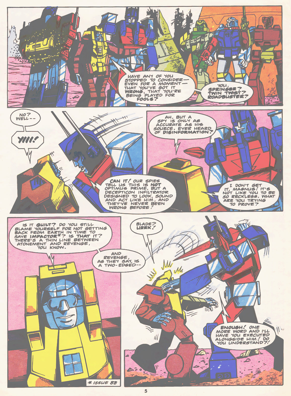 Read online The Transformers (UK) comic -  Issue #99 - 5