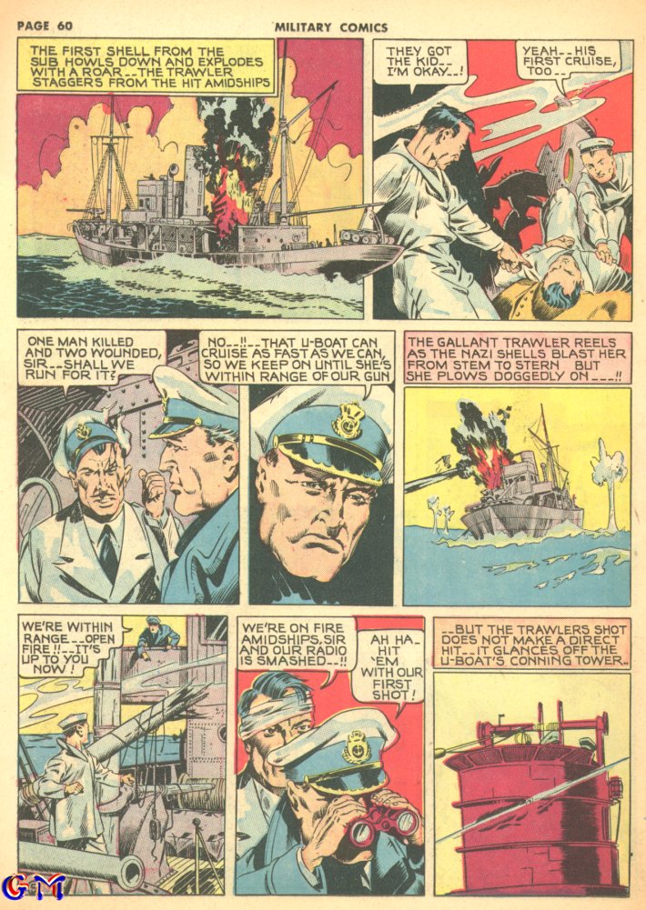 Read online Military Comics comic -  Issue #8 - 62