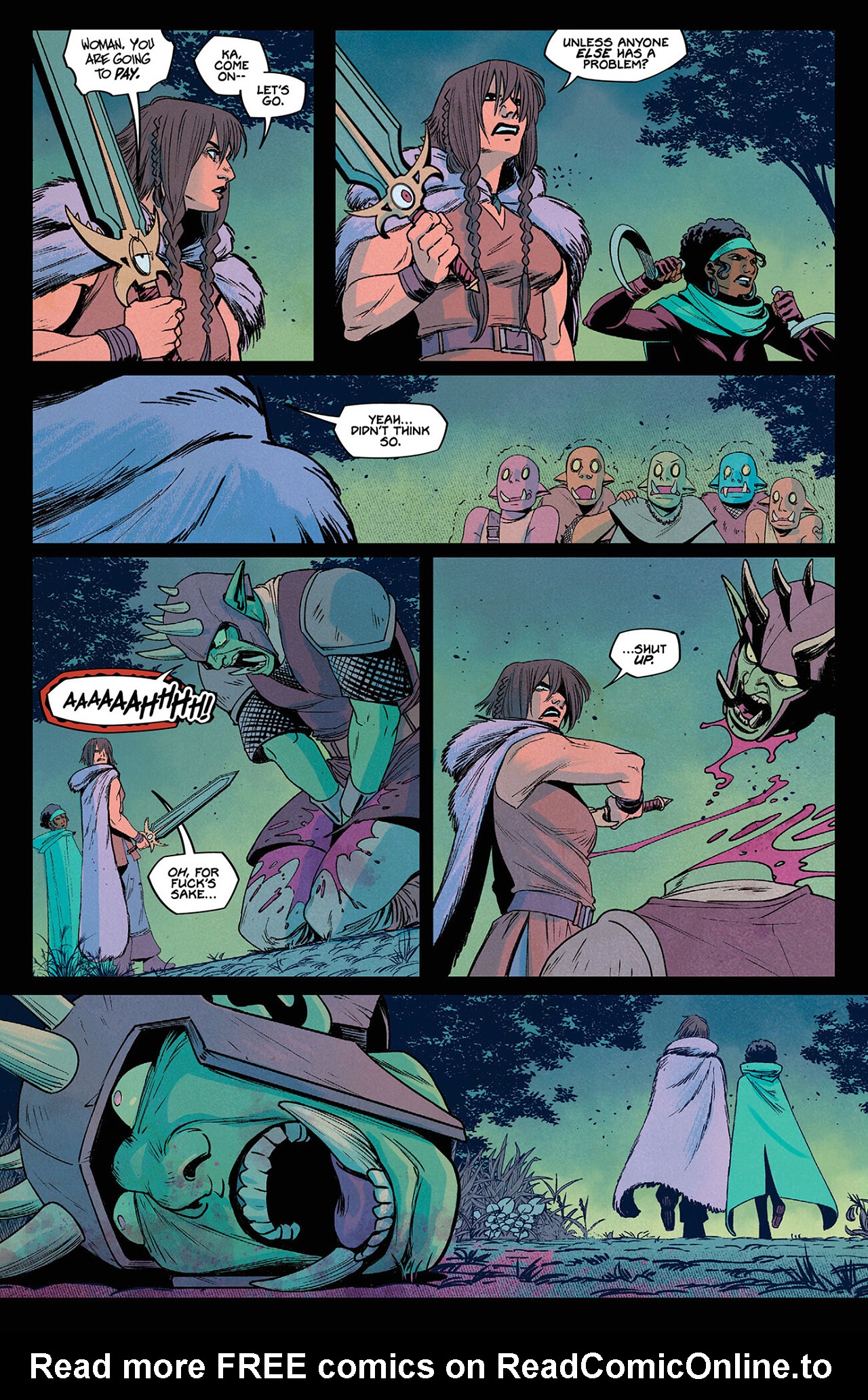 Read online Queen of Swords: A Barbaric Story comic -  Issue #3 - 14