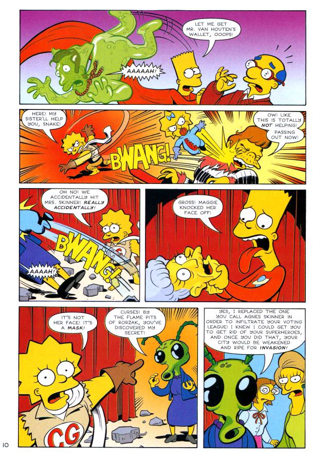 Read online Bongo Comics Free-For-All! comic -  Issue #2008 - 11