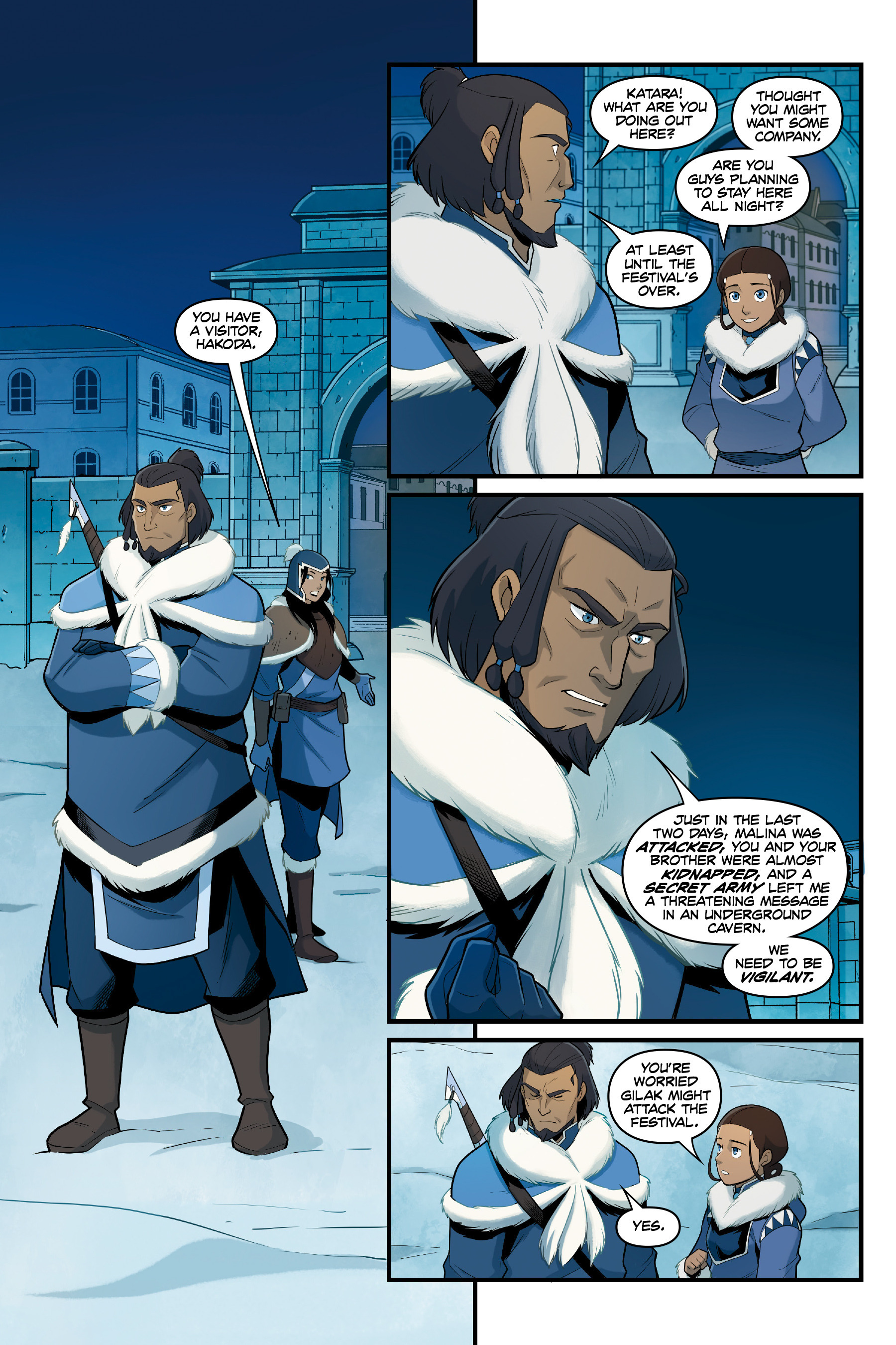 Read online Nickelodeon Avatar: The Last Airbender - North and South comic -  Issue #2 - 24
