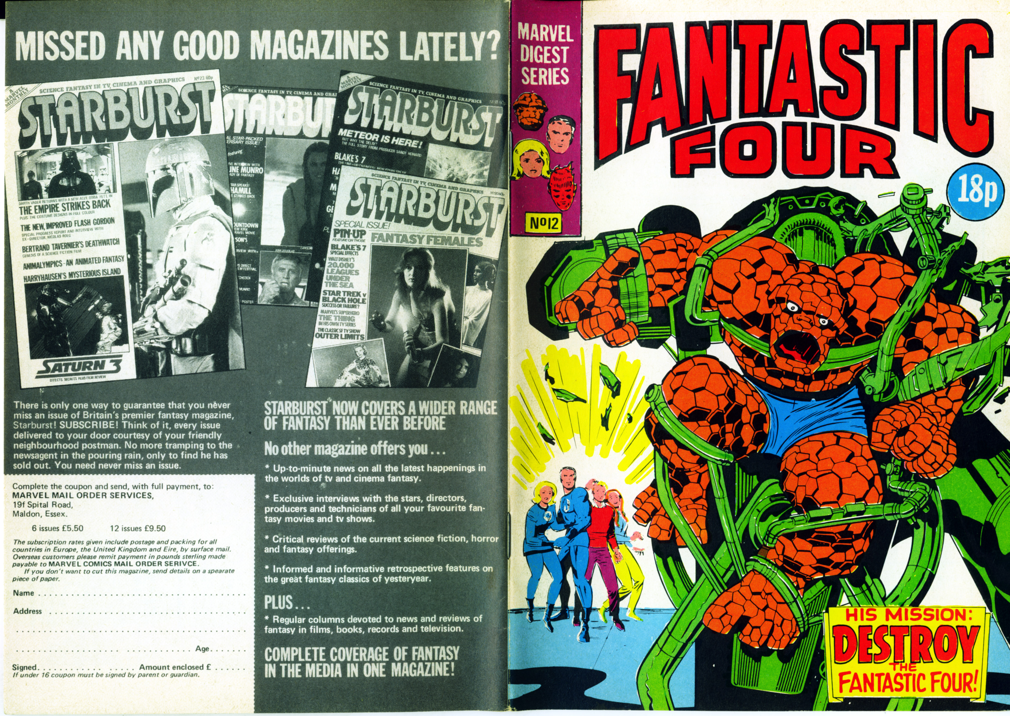 Read online Fantastic Four Pocket Book comic -  Issue #12 - 2