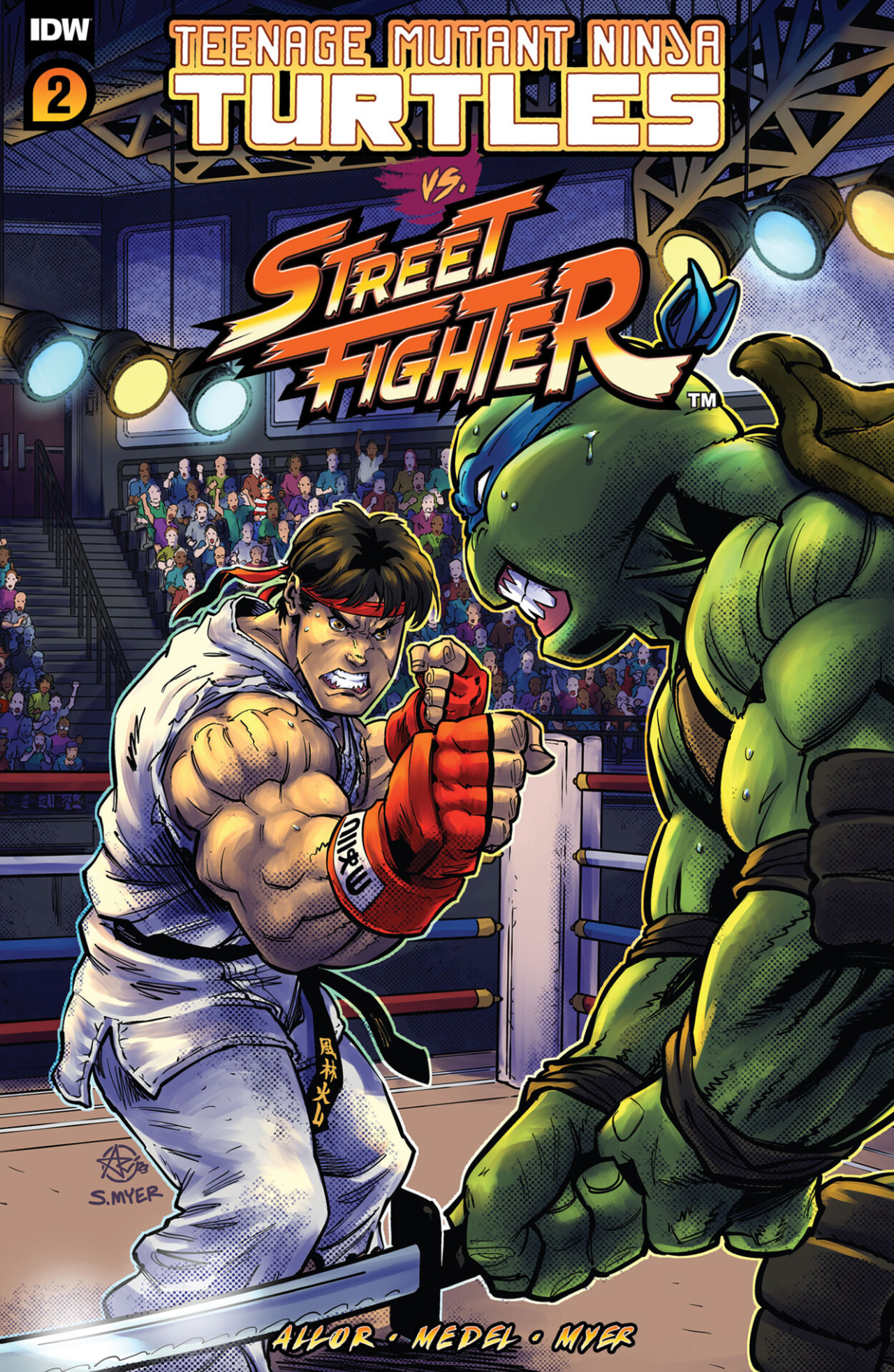 Read online Teenage Mutant Ninja Turtles vs. Street Fighter comic -  Issue #2 - 1