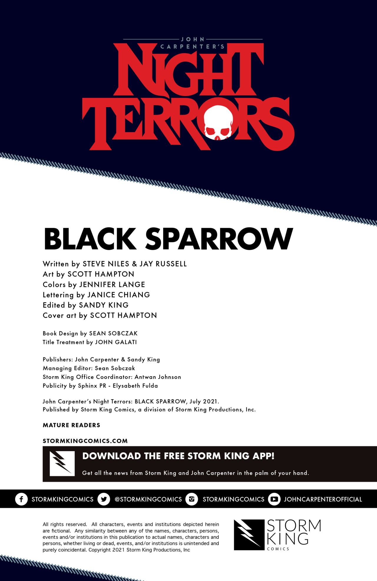 Read online John Carpenter's Night Terrors comic -  Issue # Black Sparrow - 4