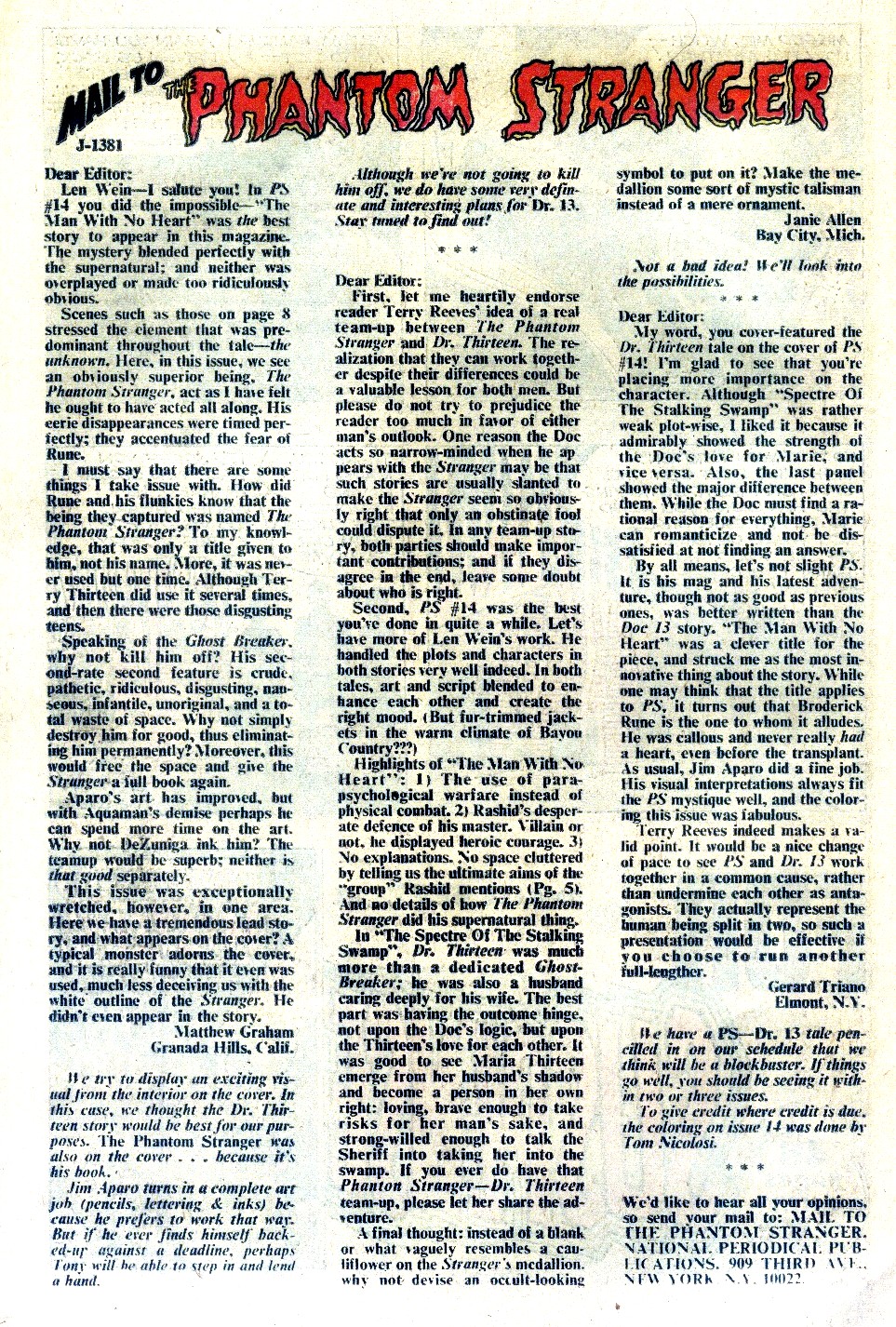 Read online The Phantom Stranger (1969) comic -  Issue #16 - 38