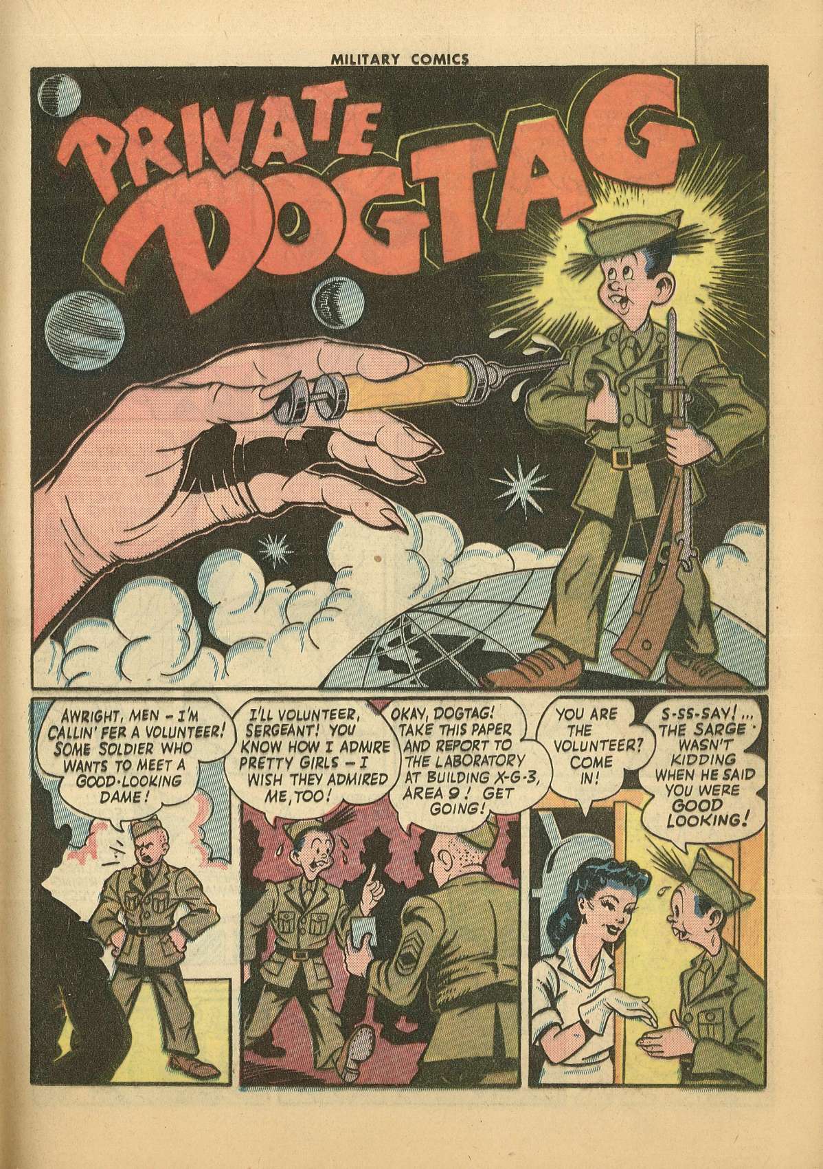 Read online Military Comics comic -  Issue #28 - 31