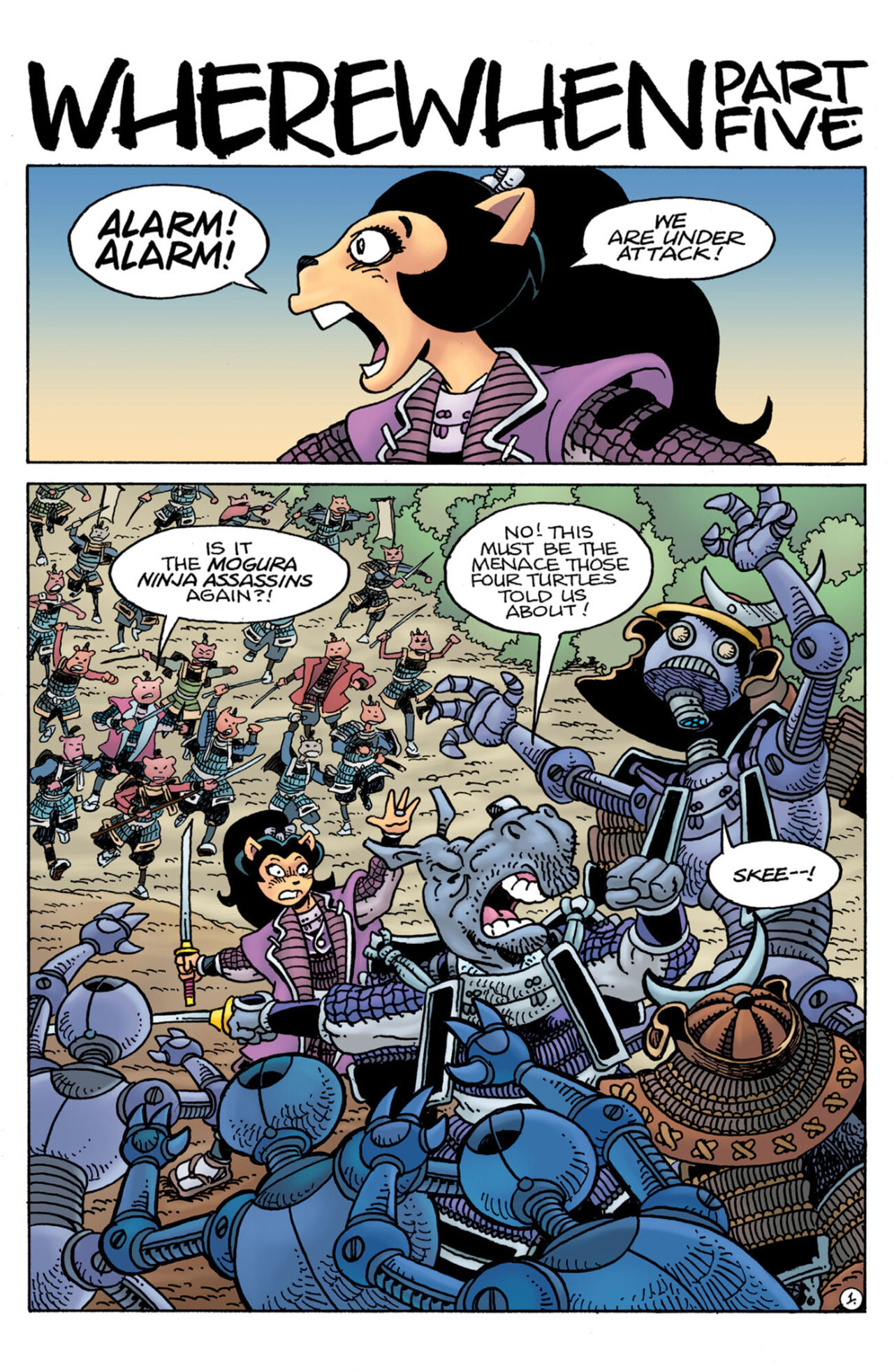 Read online Teenage Mutant Ninja Turtles/Usagi Yojimbo: WhereWhen comic -  Issue #5 - 3