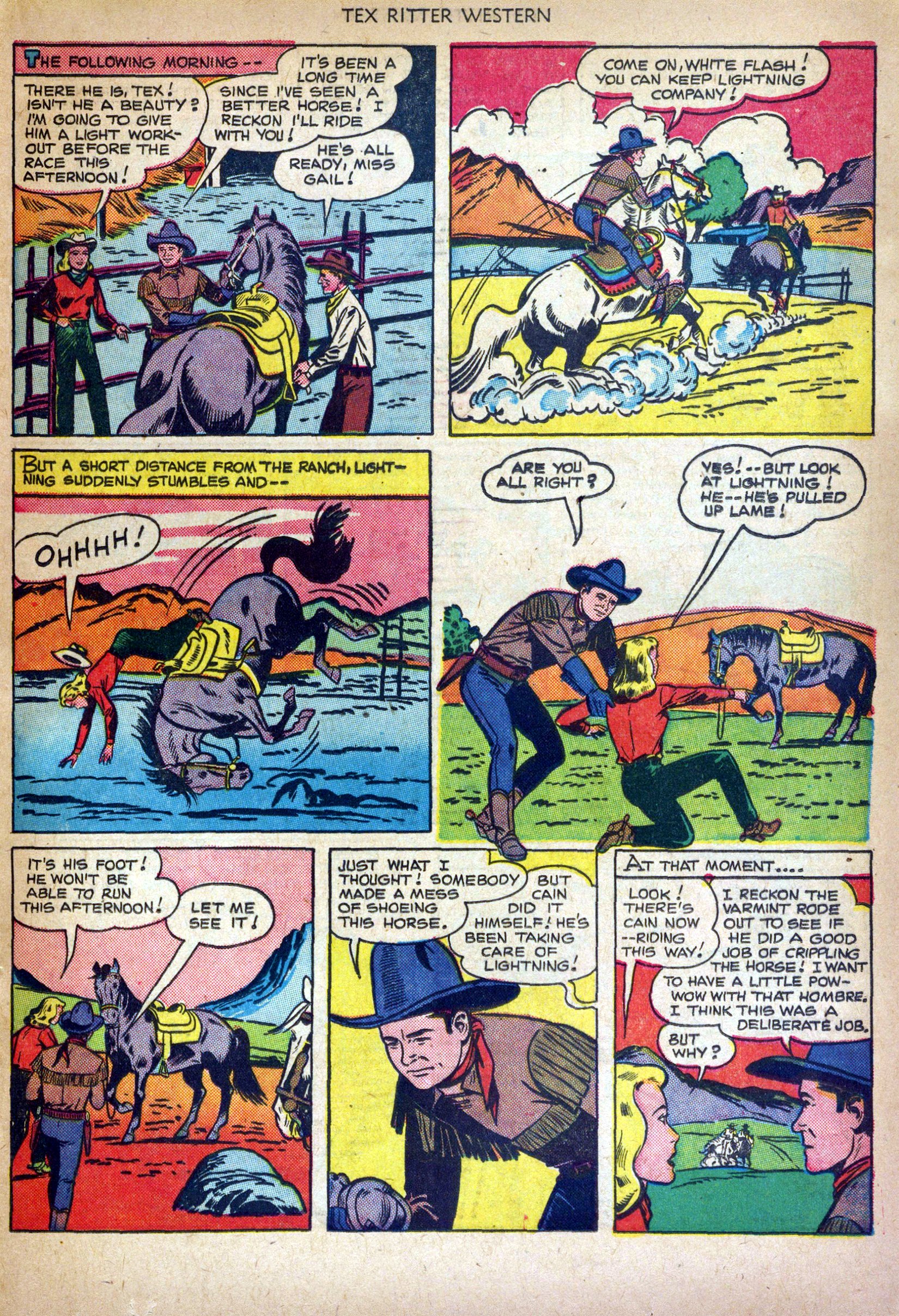Read online Tex Ritter Western comic -  Issue #4 - 17