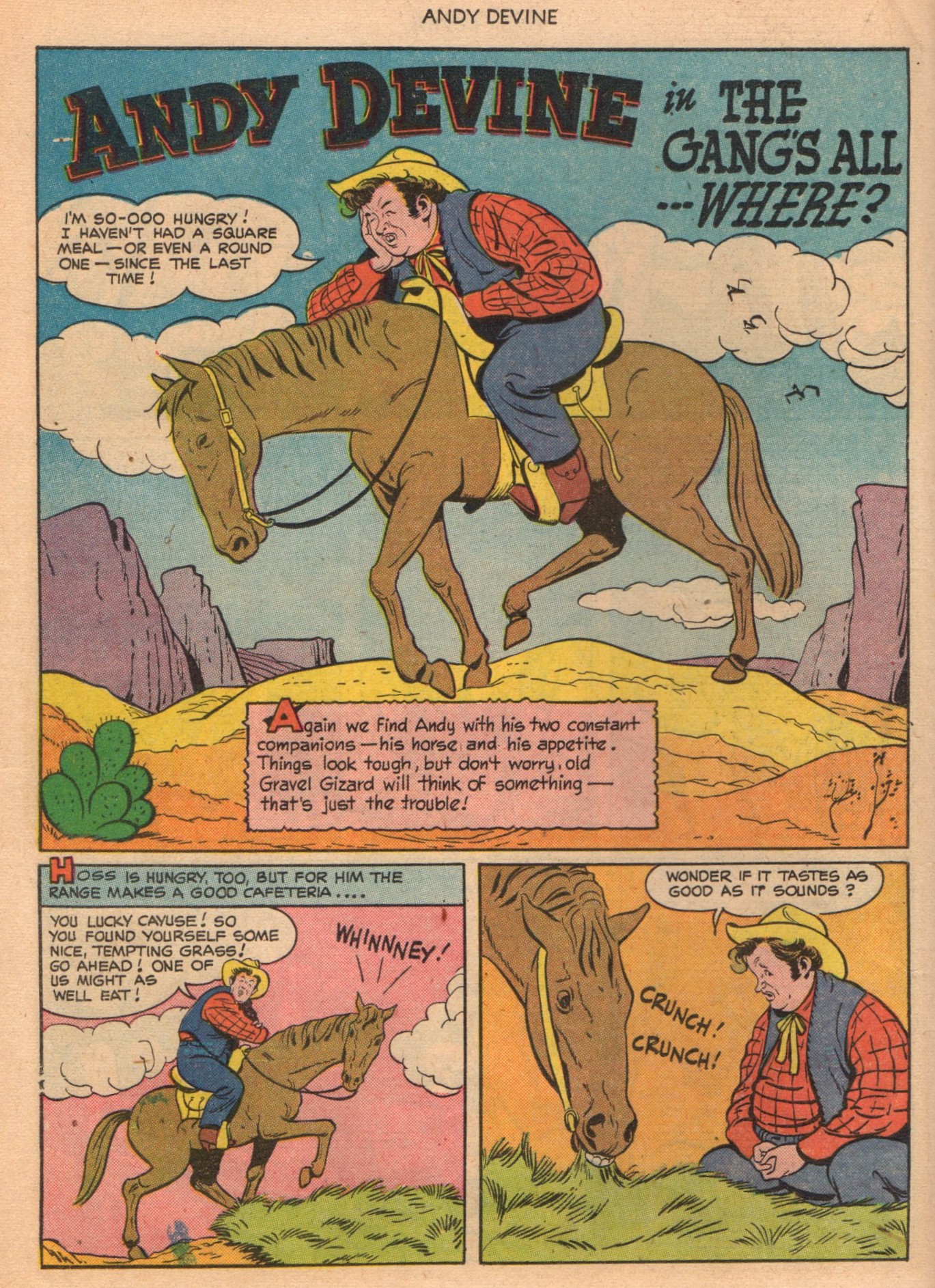 Read online Andy Devine Western comic -  Issue #1 - 18