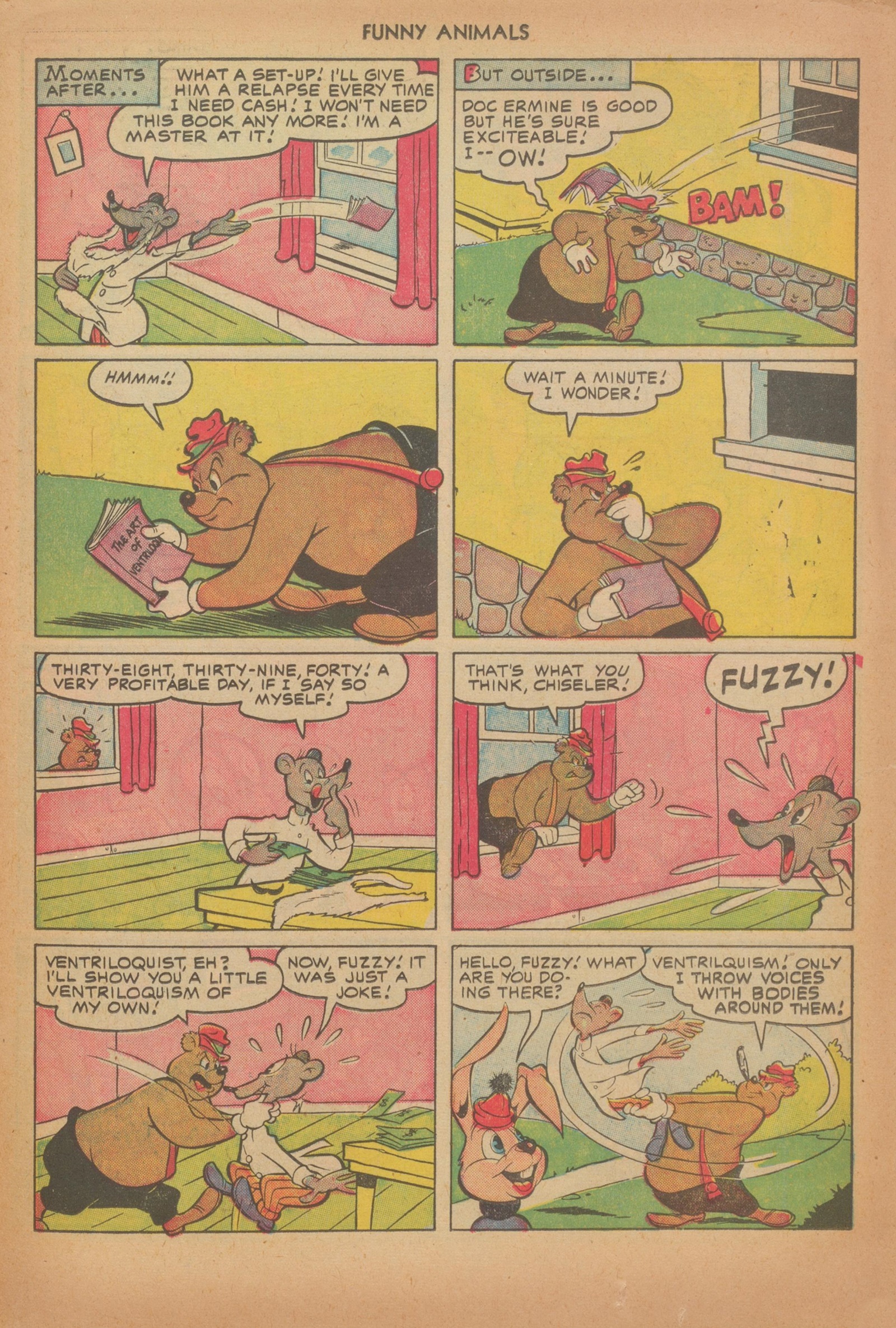Read online Fawcett's Funny Animals comic -  Issue #76 - 23