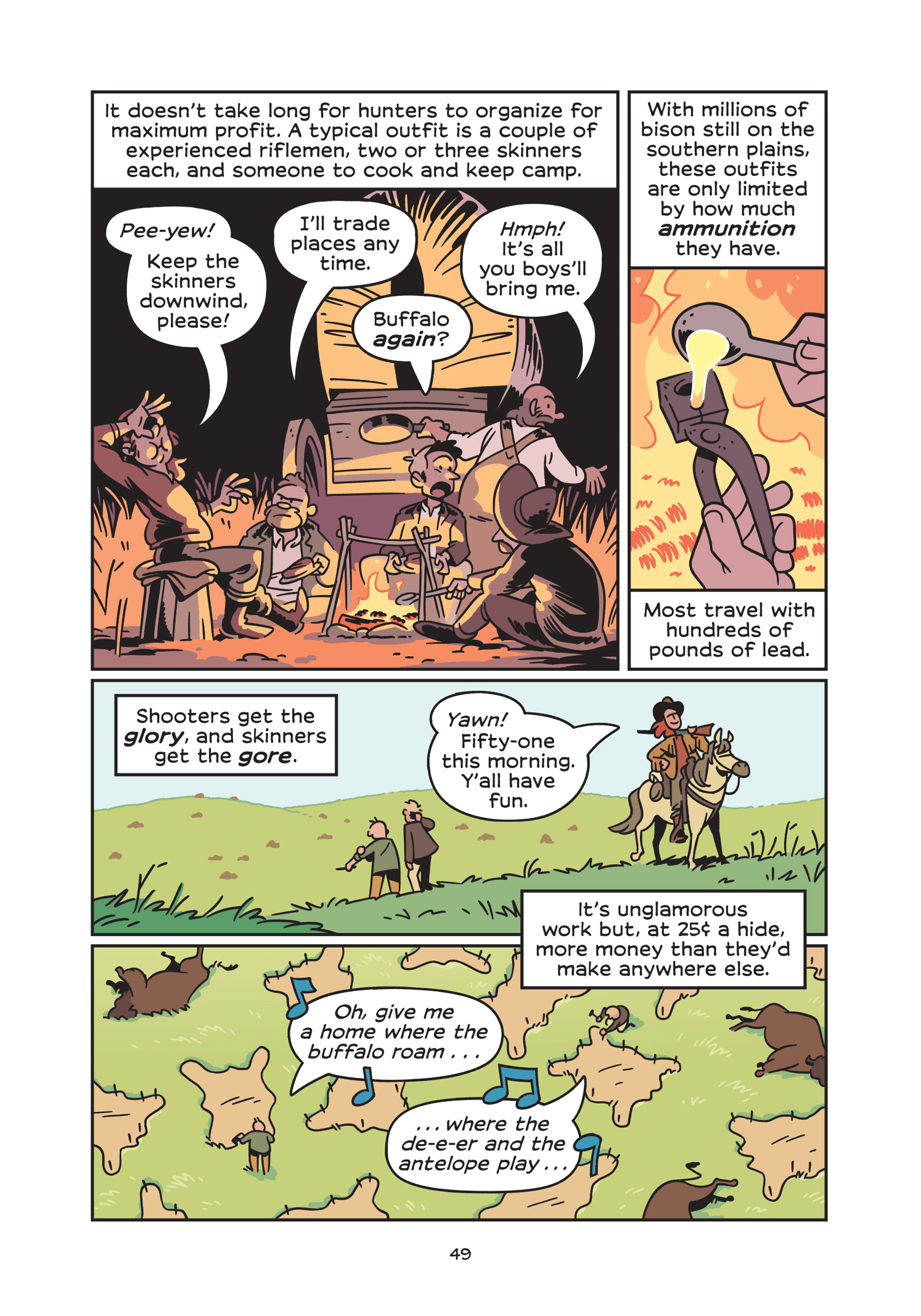 Read online History Comics comic -  Issue # The American Bison - The Buffalos Survival Tale - 55