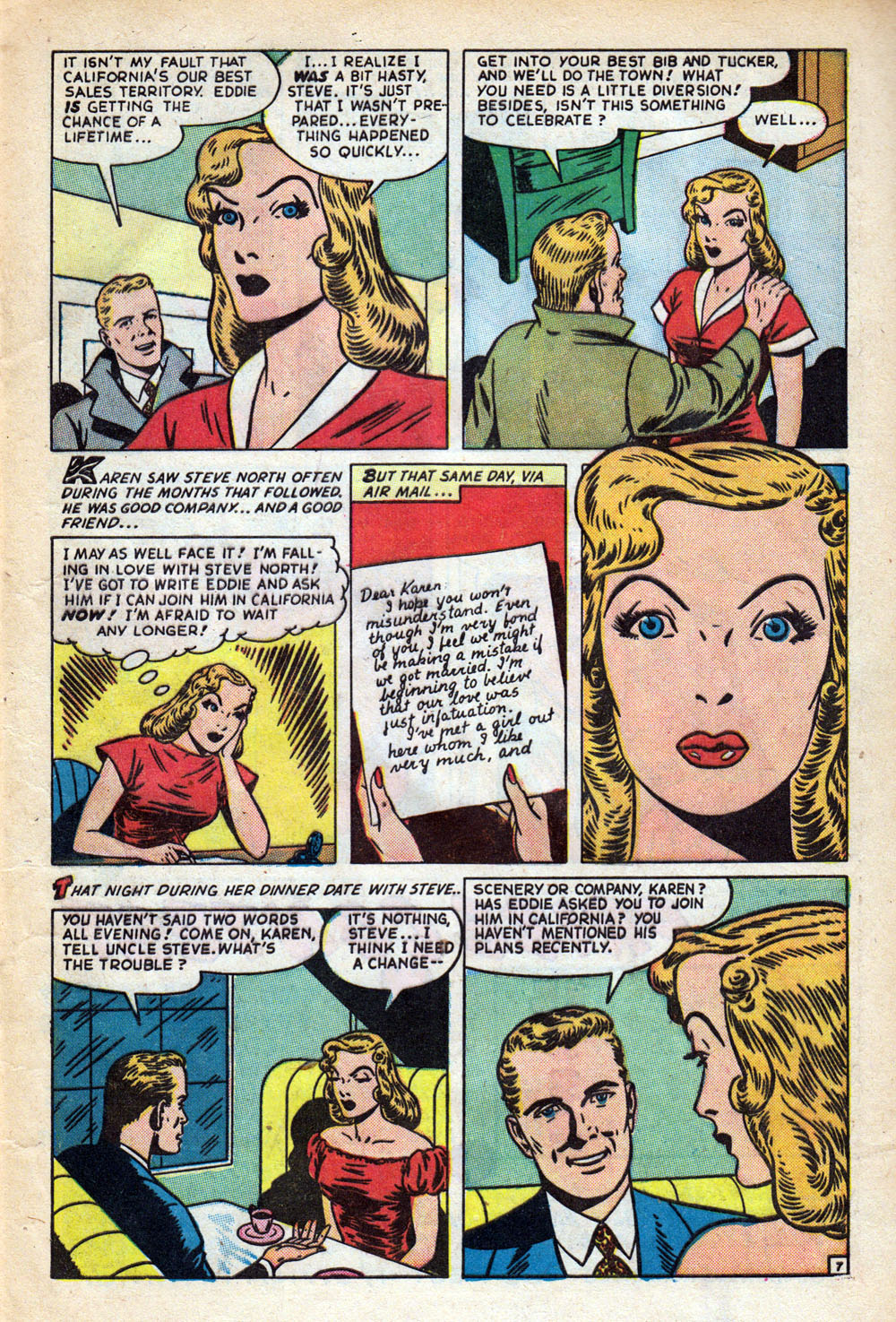 Read online Glamorous Romances comic -  Issue #42 - 9