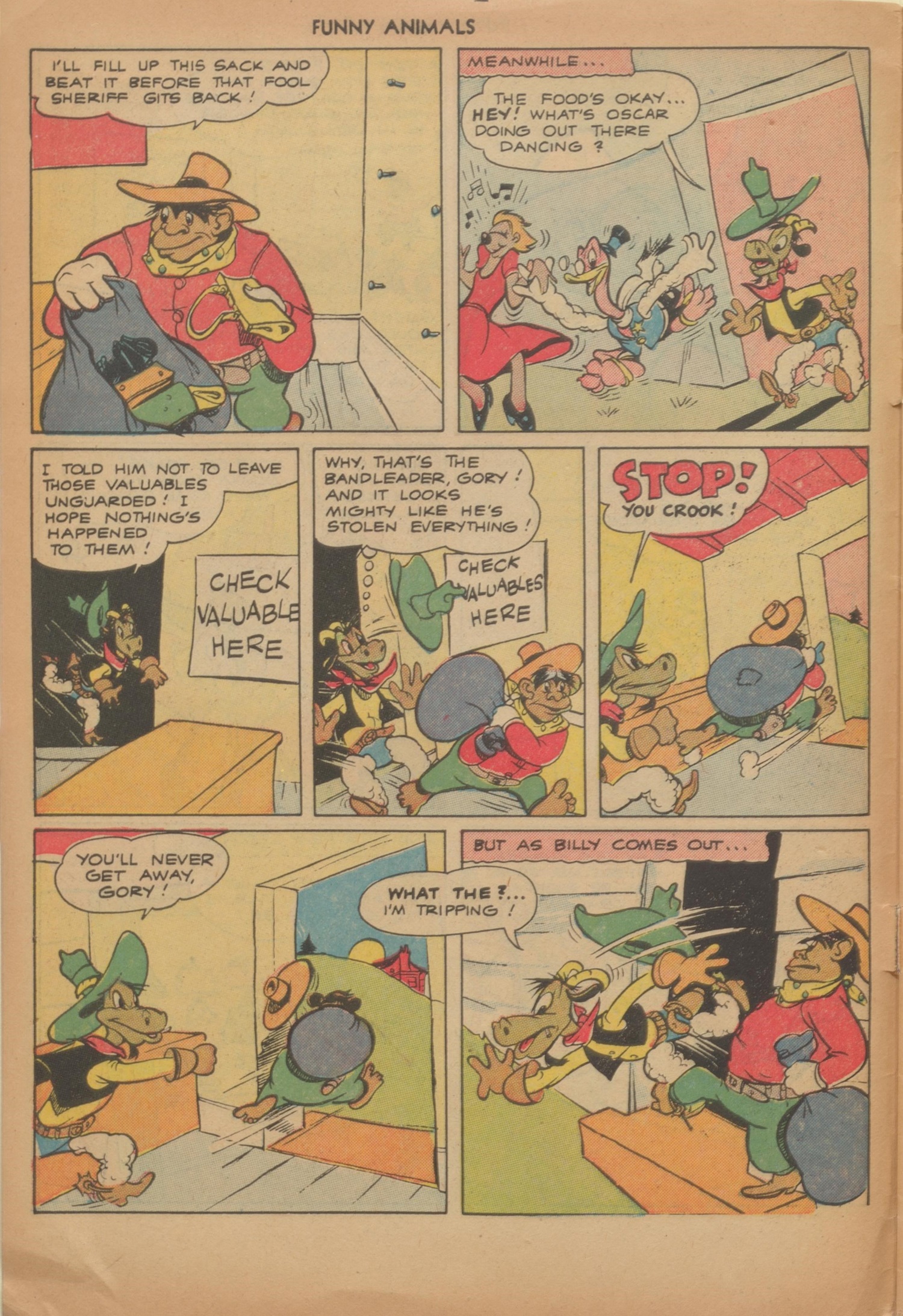 Read online Fawcett's Funny Animals comic -  Issue #50 - 6