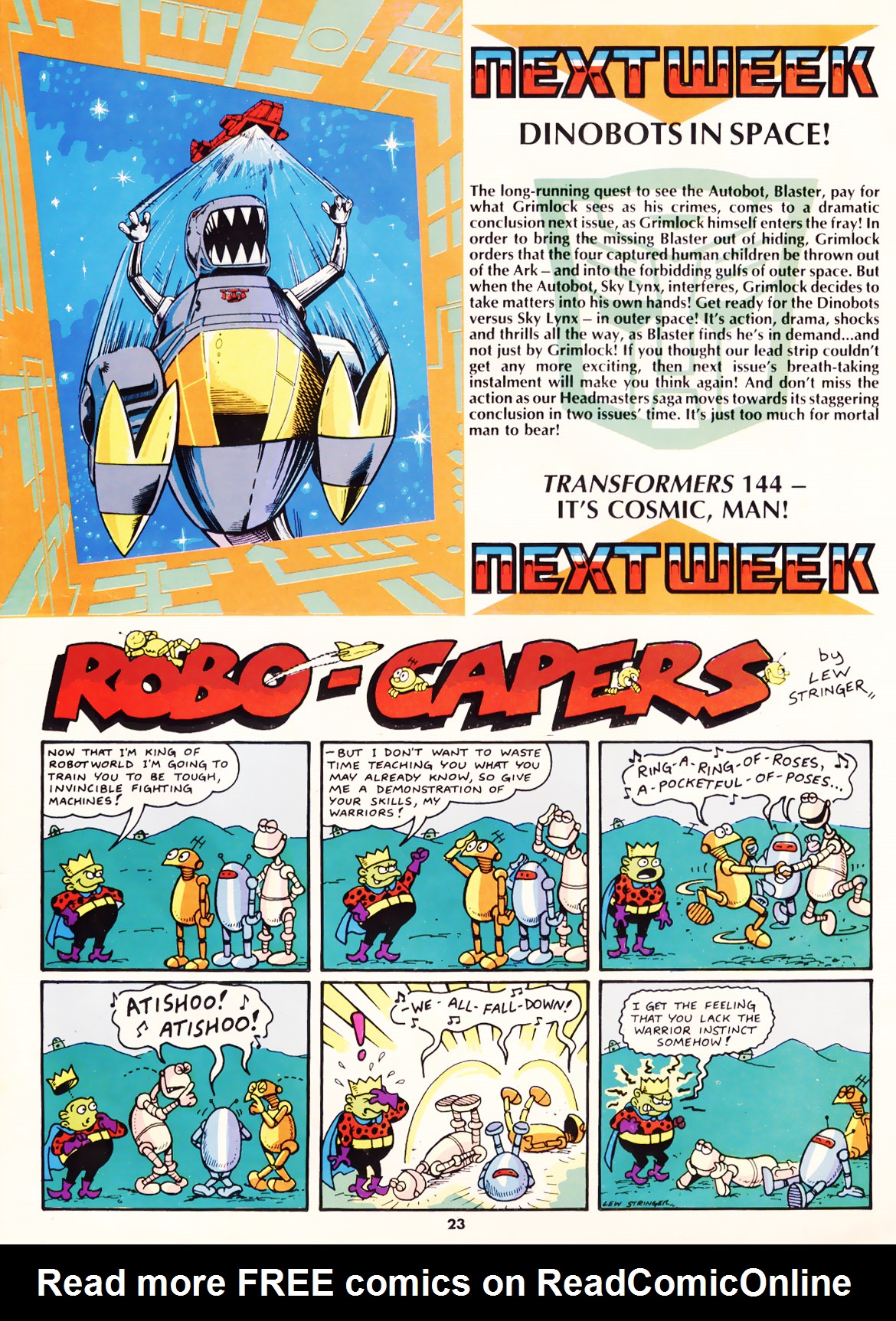 Read online The Transformers (UK) comic -  Issue #143 - 21