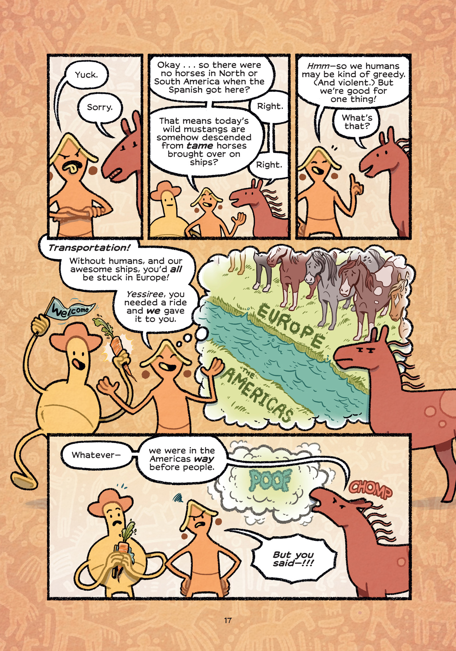 Read online History Comics comic -  Issue # The Wild Mustang - Horses of the American West - 24