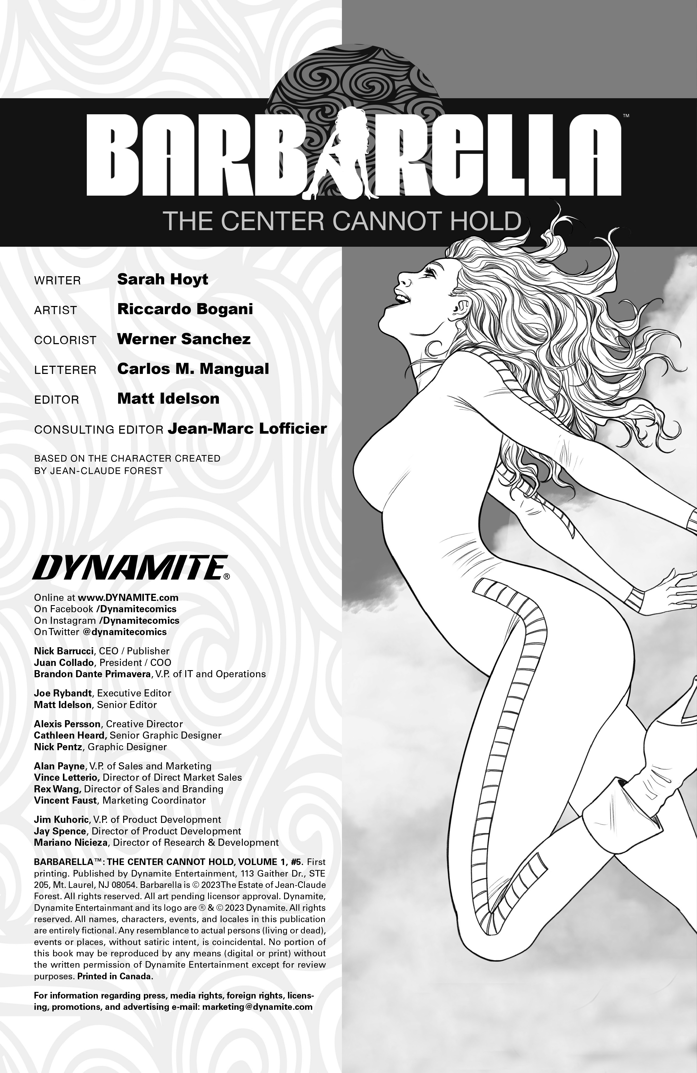 Read online Barbarella: The Center Cannot Hold comic -  Issue #5 - 6