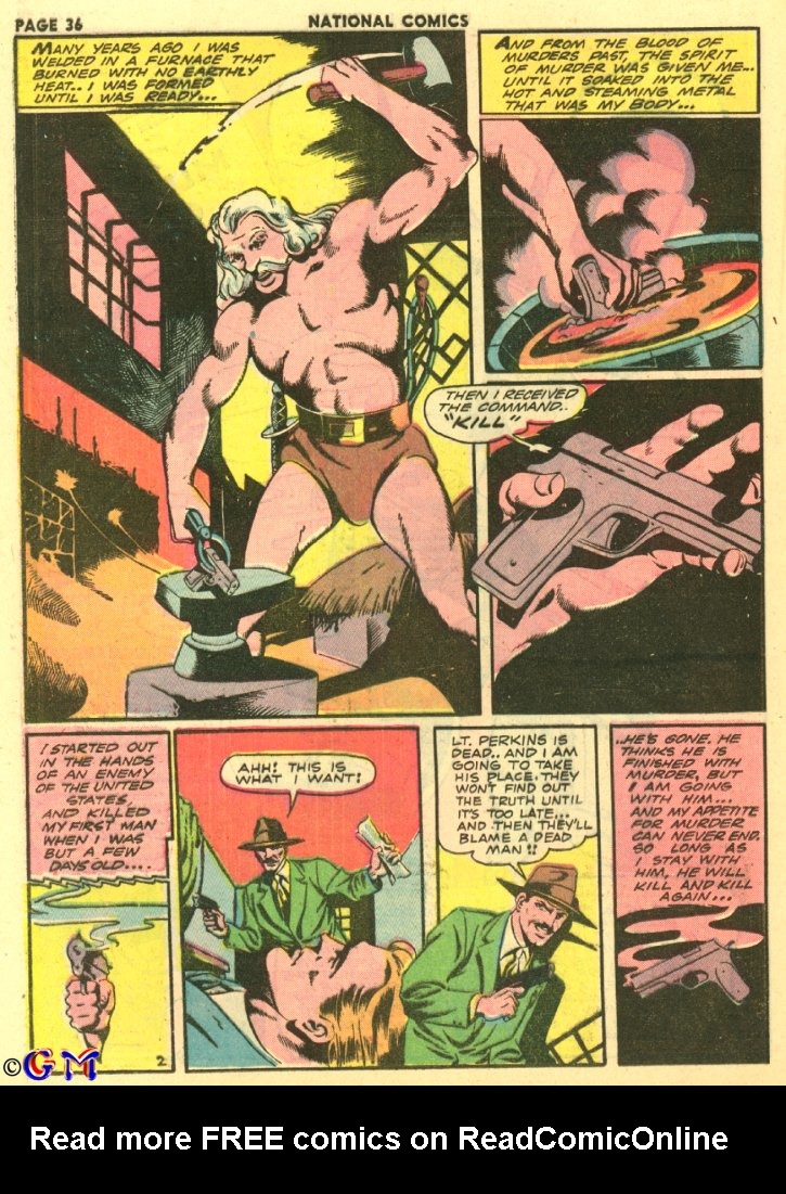 Read online National Comics comic -  Issue #29 - 37