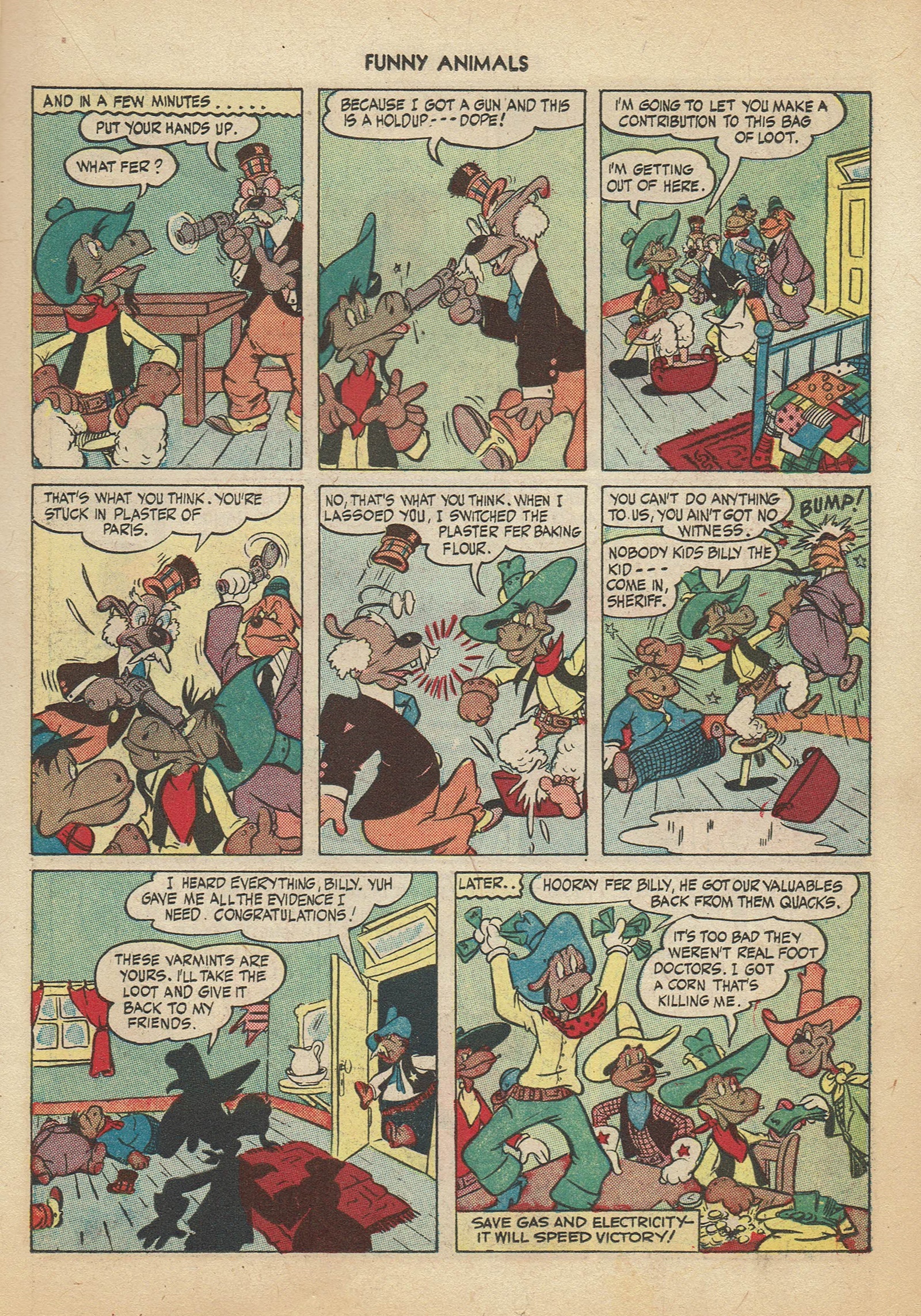 Read online Fawcett's Funny Animals comic -  Issue #25 - 15