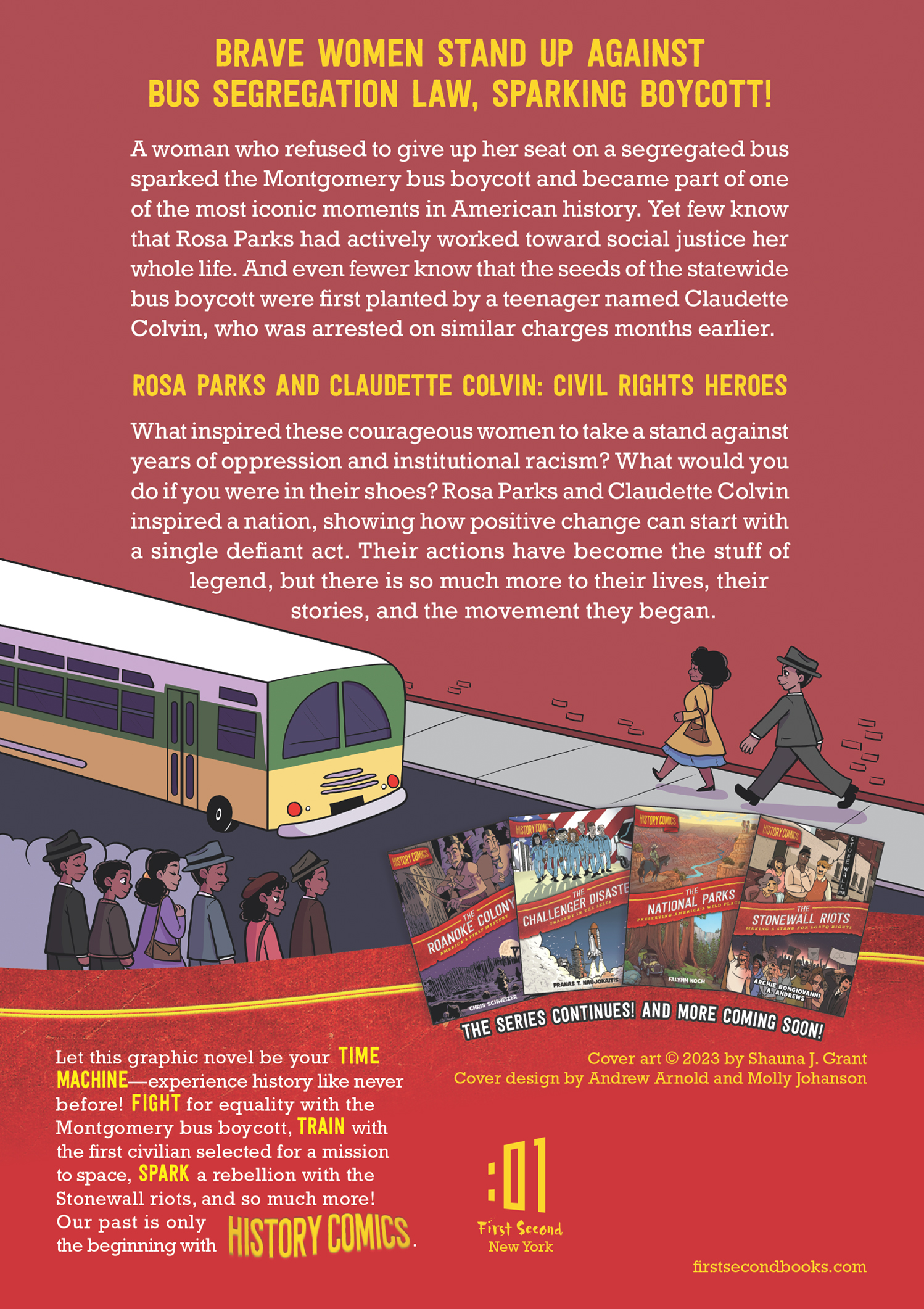 Read online History Comics comic -  Issue # Rosa Parks & Claudette Colvin - Civil Rights Heroes - 129