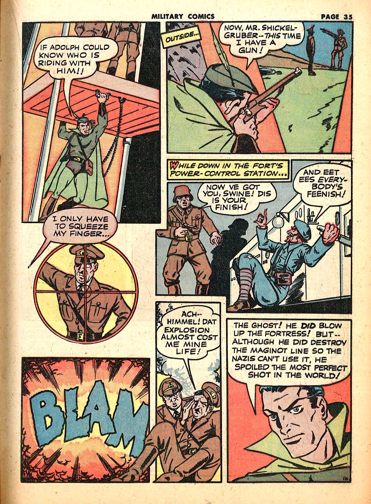 Read online Military Comics comic -  Issue #18 - 37