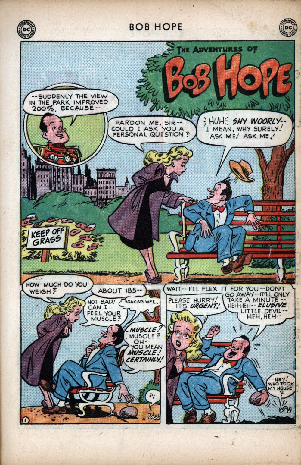 Read online The Adventures of Bob Hope comic -  Issue #11 - 11