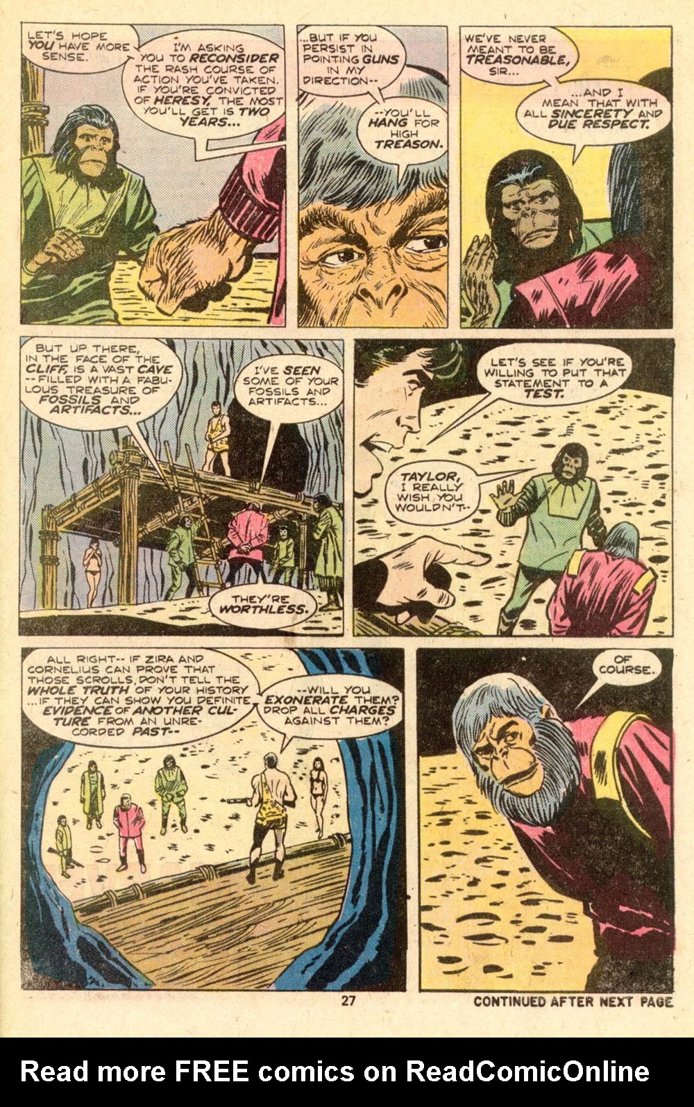 Read online Adventures on the Planet of the Apes comic -  Issue #5 - 18